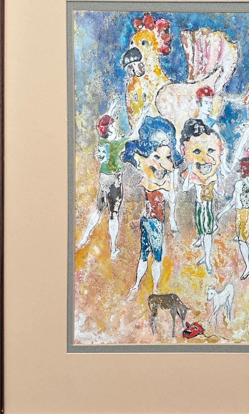 Espagnol Peinture à l'huile et abstraite sur les figures humaines en vente