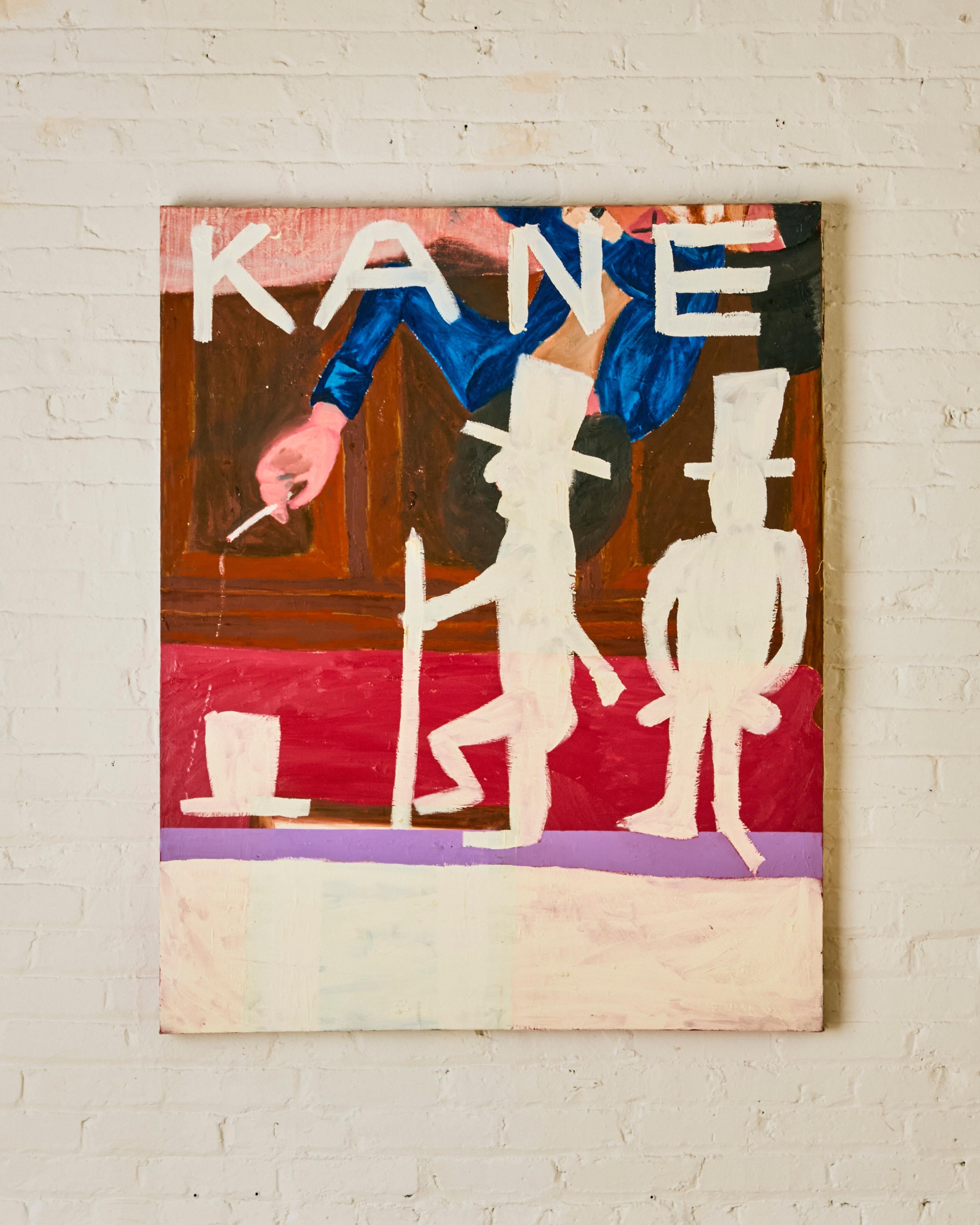 Peinture à l'huile et à l'acrylique sans titre 