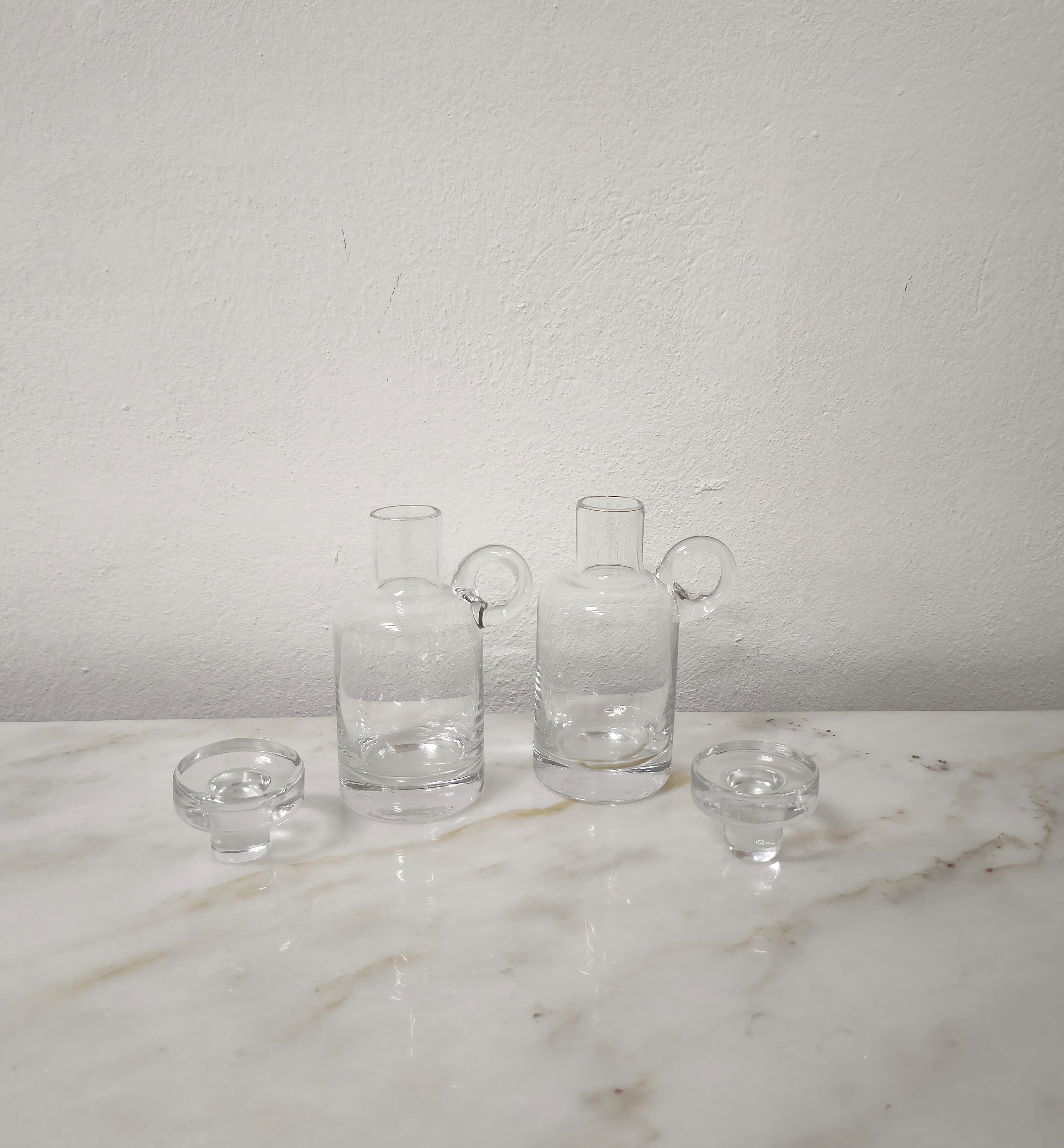 Mid-Century Modern Oil and Vinegar Cruet Set Mid-Century Design Italy 1970s Vintage For Sale
