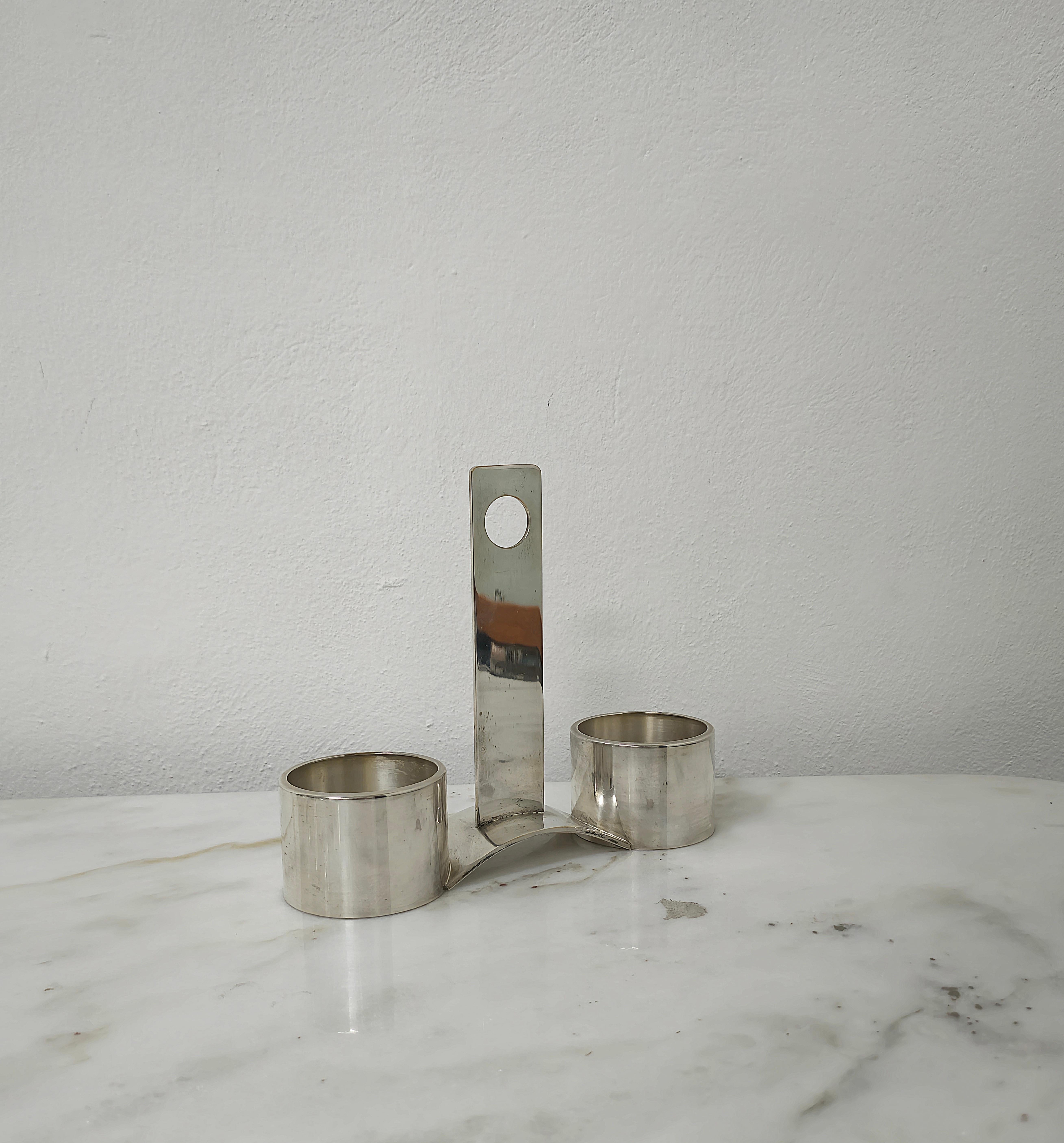 Italian Oil and Vinegar Cruet Set Mid-Century Design Italy 1970s Vintage For Sale