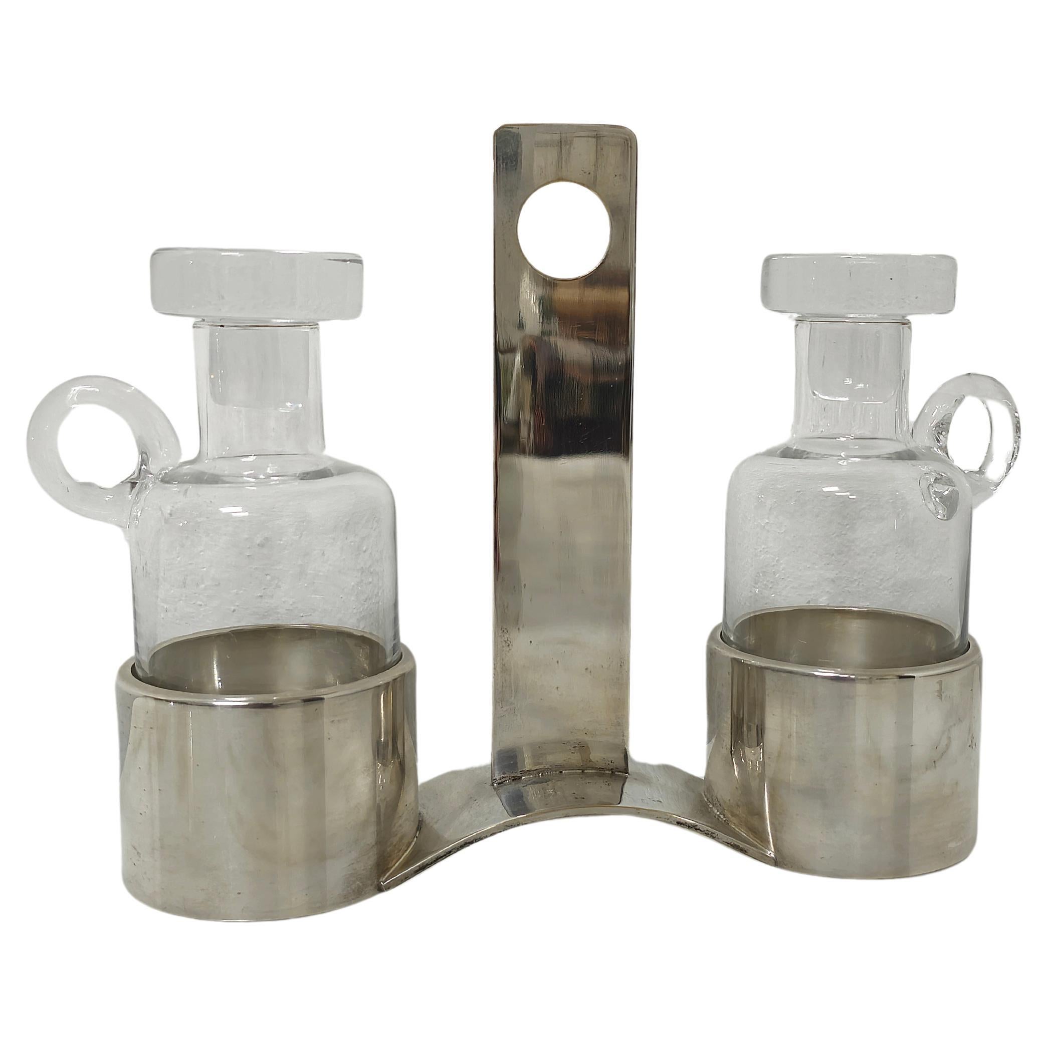 Set di oliere e aceti Mid-Century Design Italia 1970s Vintage