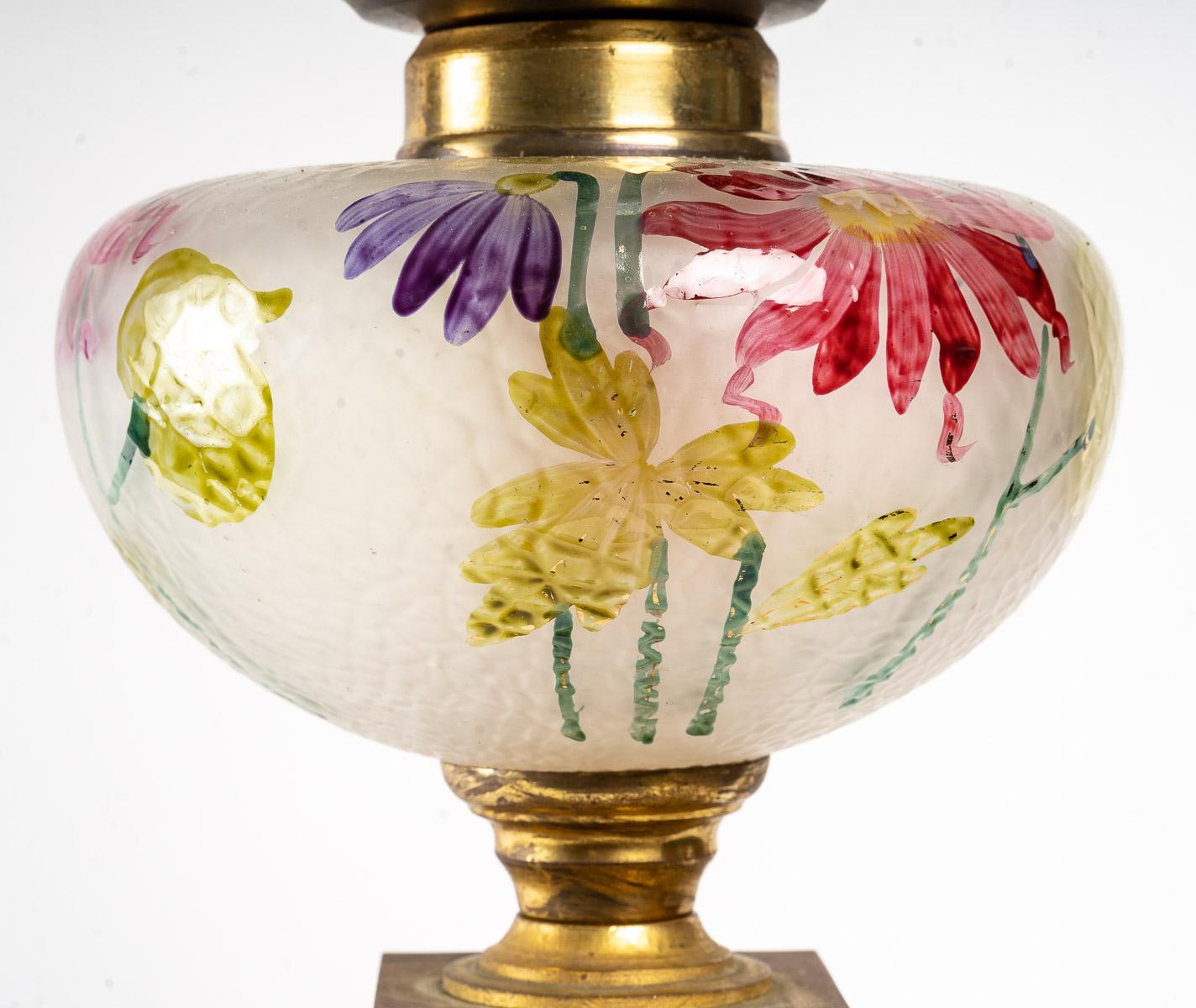 French Oil Lamp, Napoleon III Period