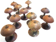 Oil Lamps from the 1970s in Brass