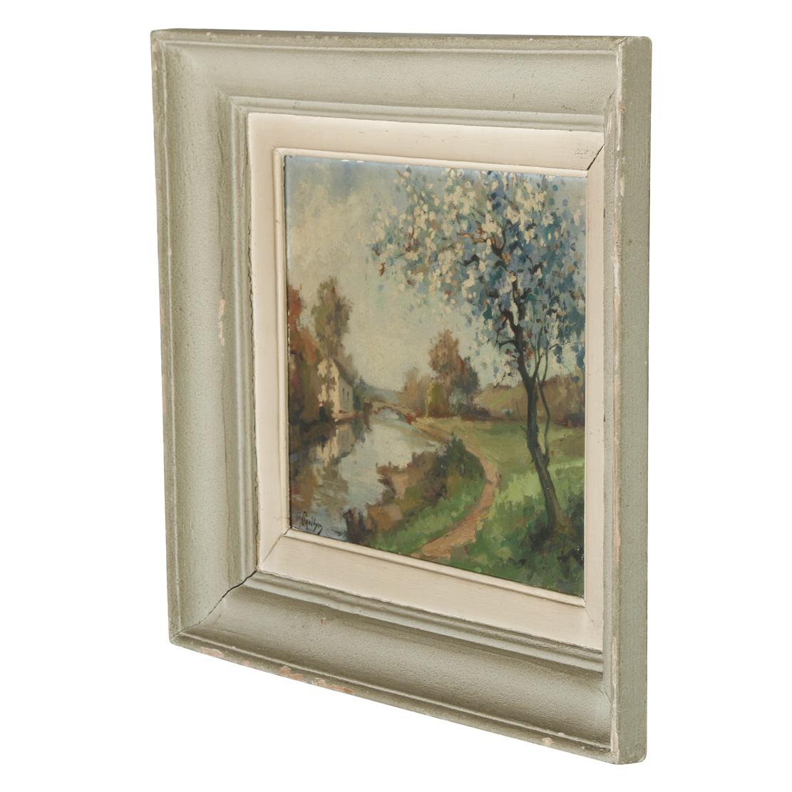 20th Century Oil Landscape Painting For Sale
