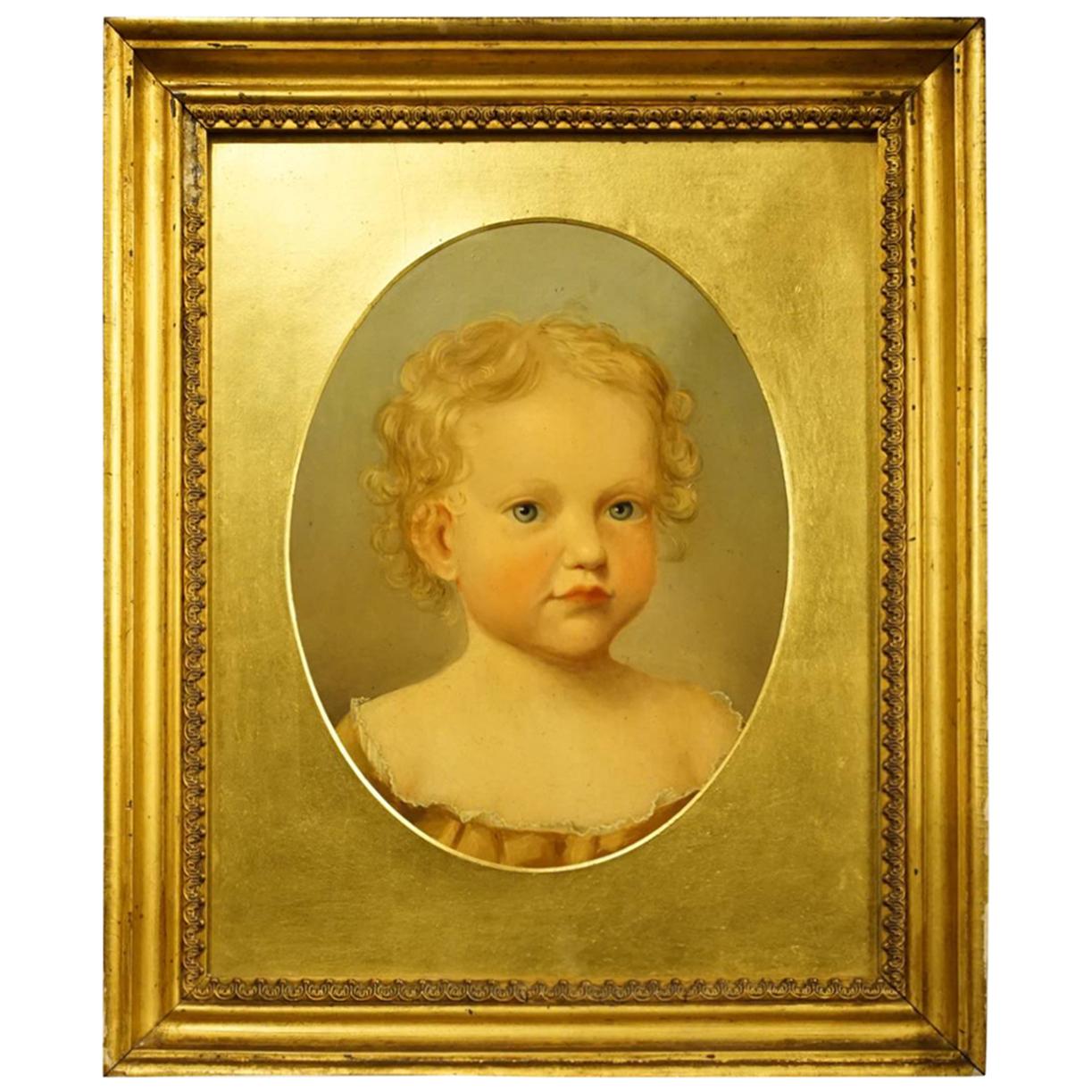 Oil of Marie Alice Pask For Sale