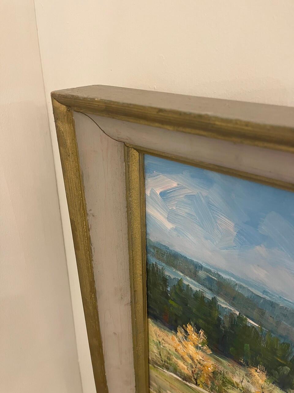Ölgemälde auf Karton Österreichische Landschaft von Othmar Wagner im Zustand „Gut“ im Angebot in Houston, TX