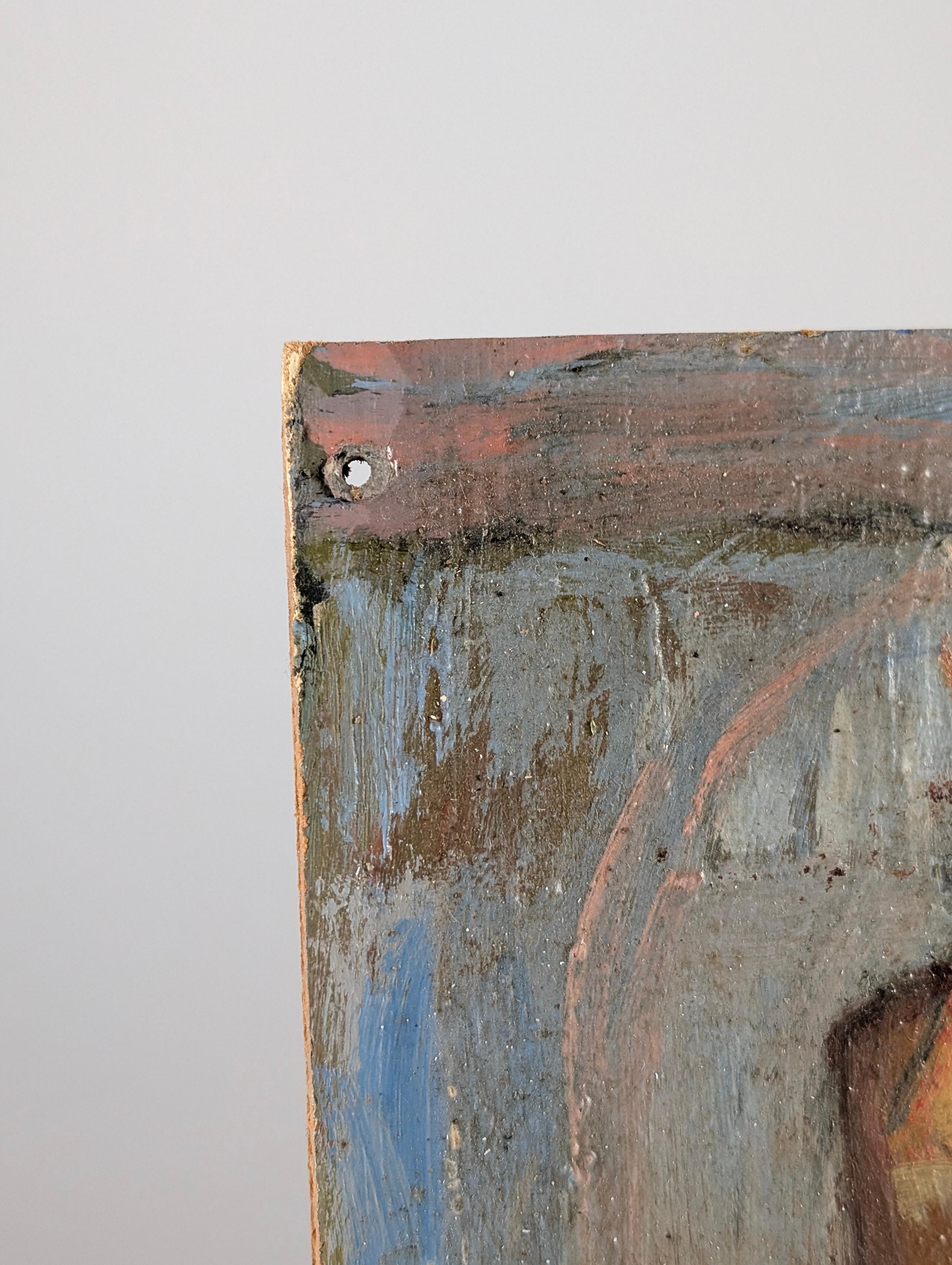 Oil on Board by Einar Granum, Norway, 1950s For Sale 2