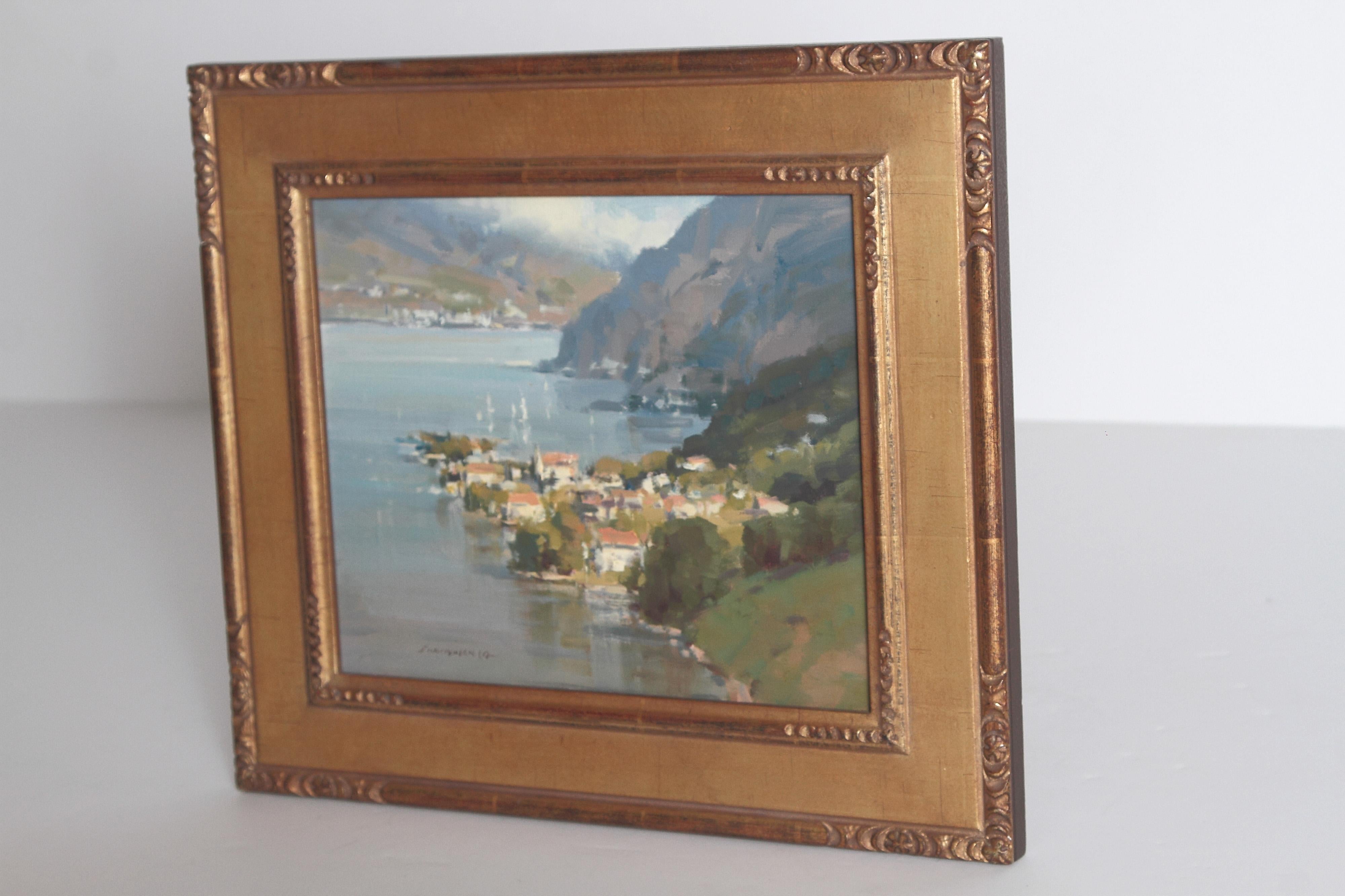 American Oil on Board by Scott Christensen