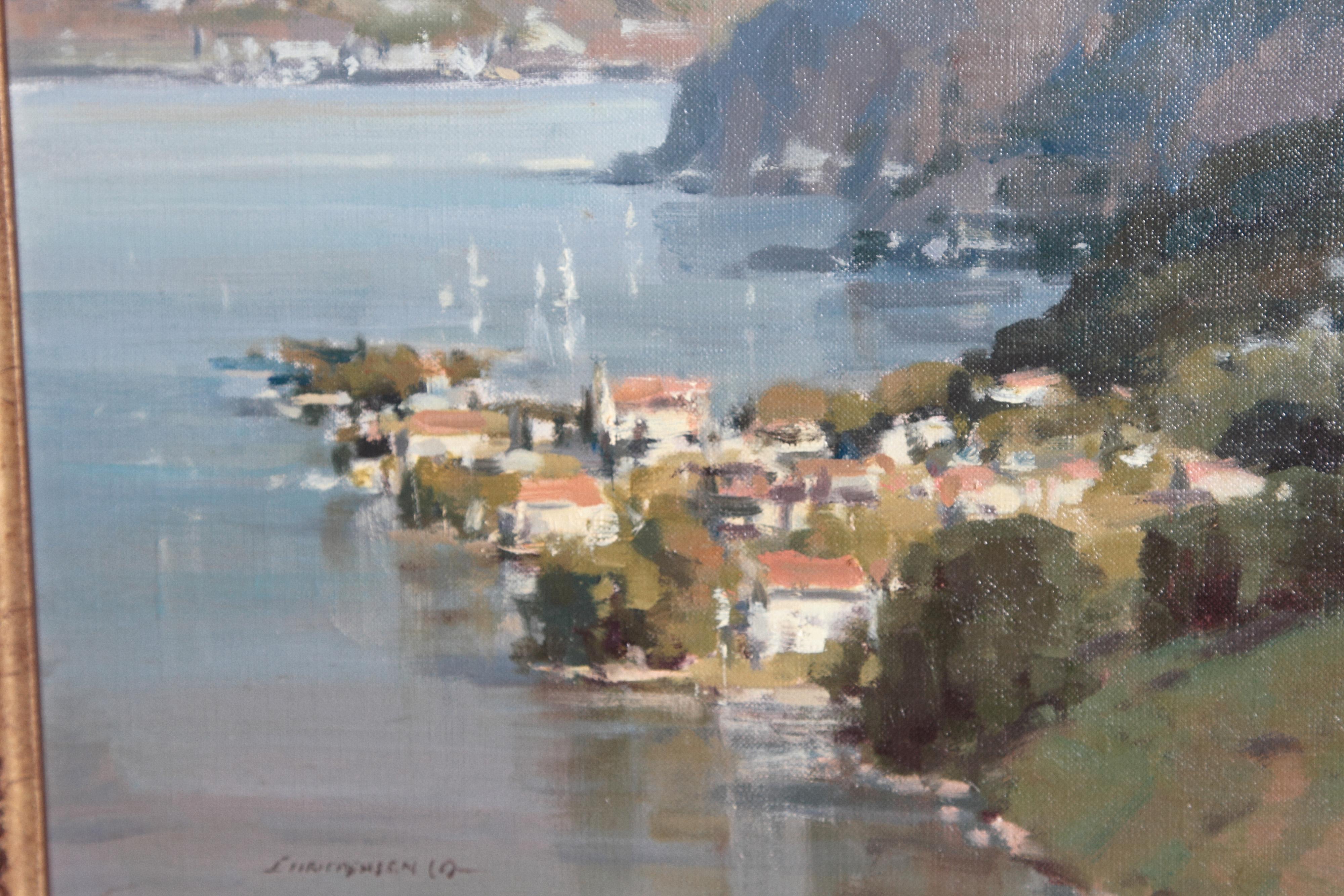 Oil on Board by Scott Christensen In Good Condition In Dallas, TX