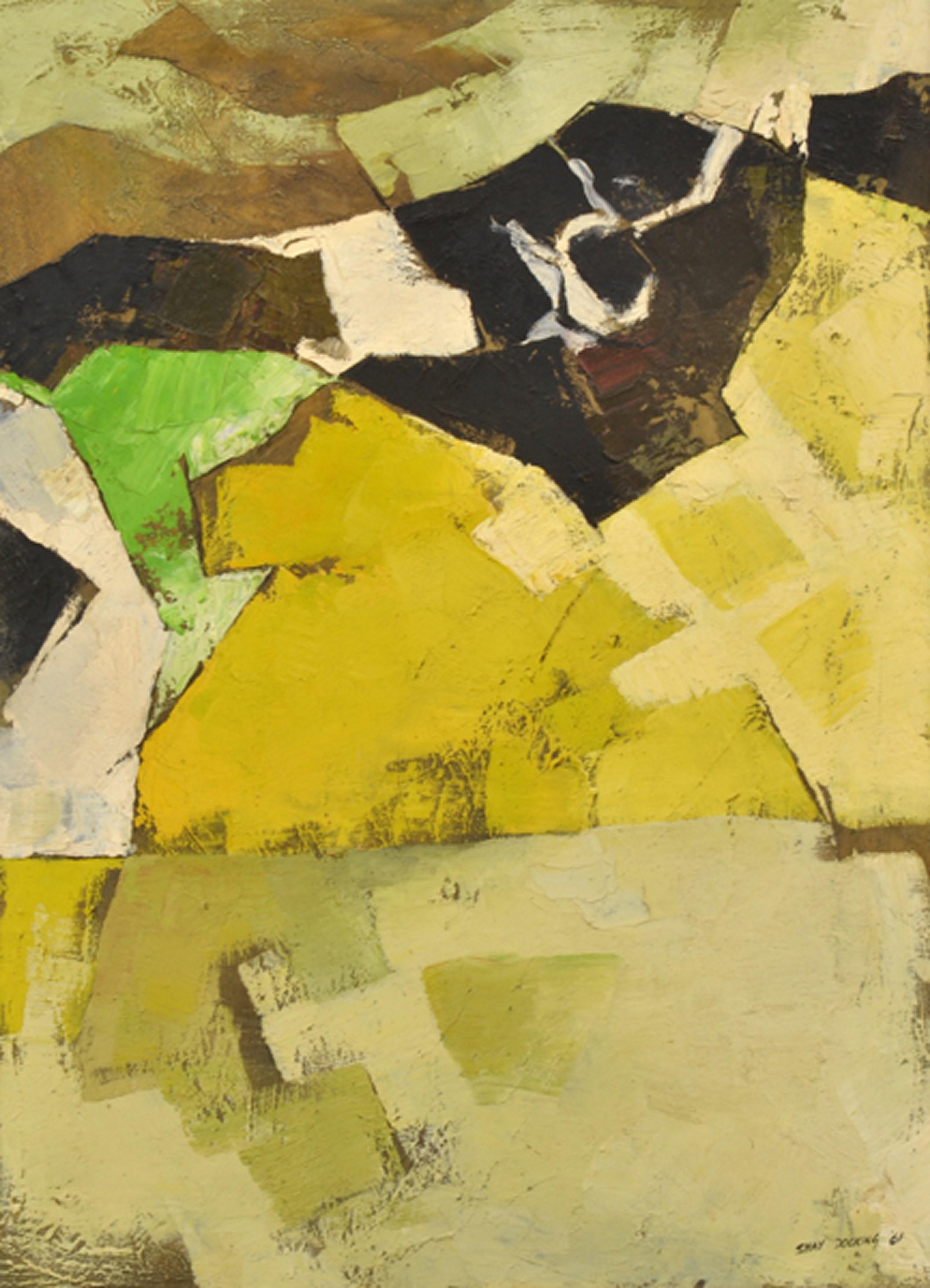 Öl auf Platte von Shay Docking (Moderne) im Angebot