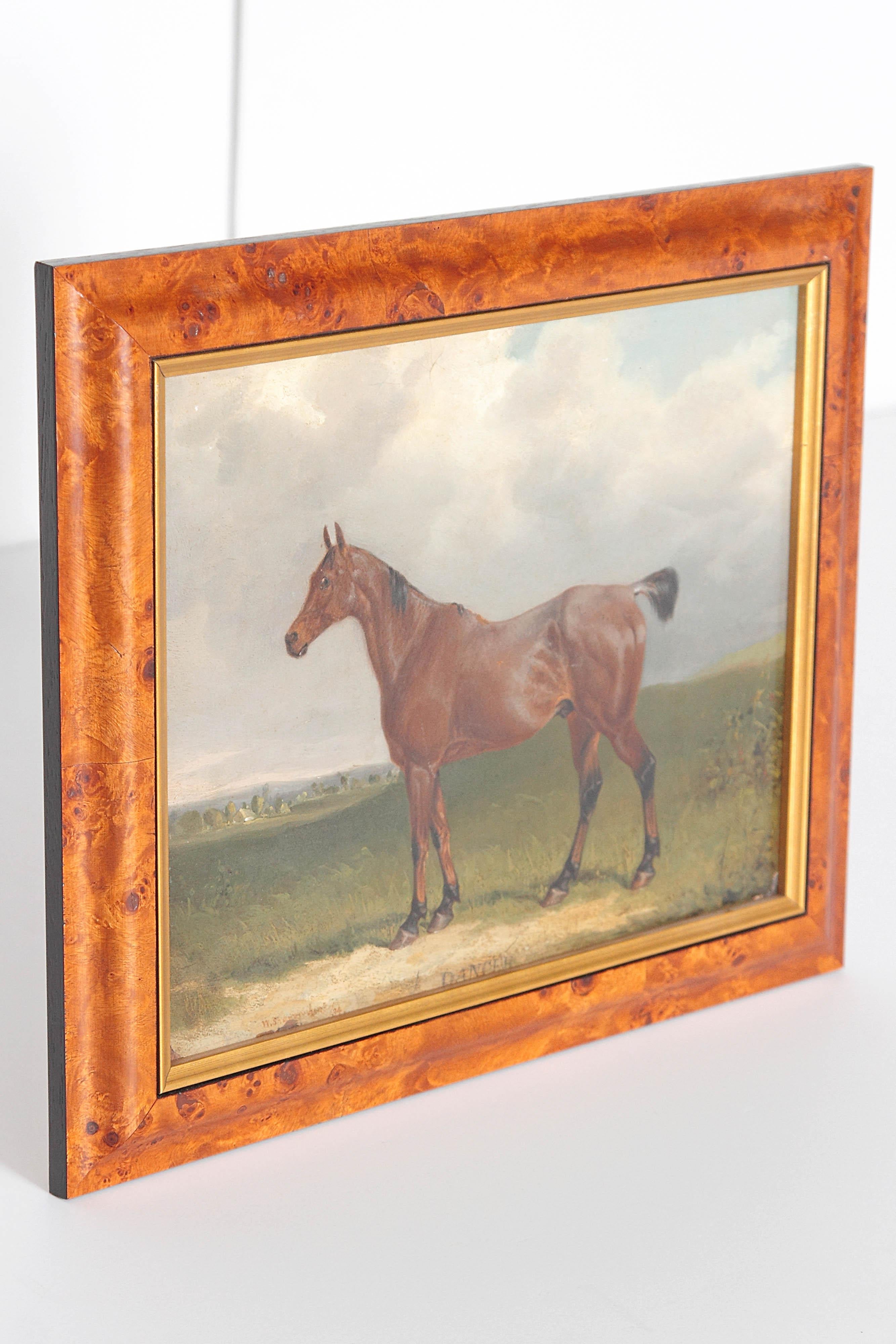 Oil on Board Horse Portrait 1