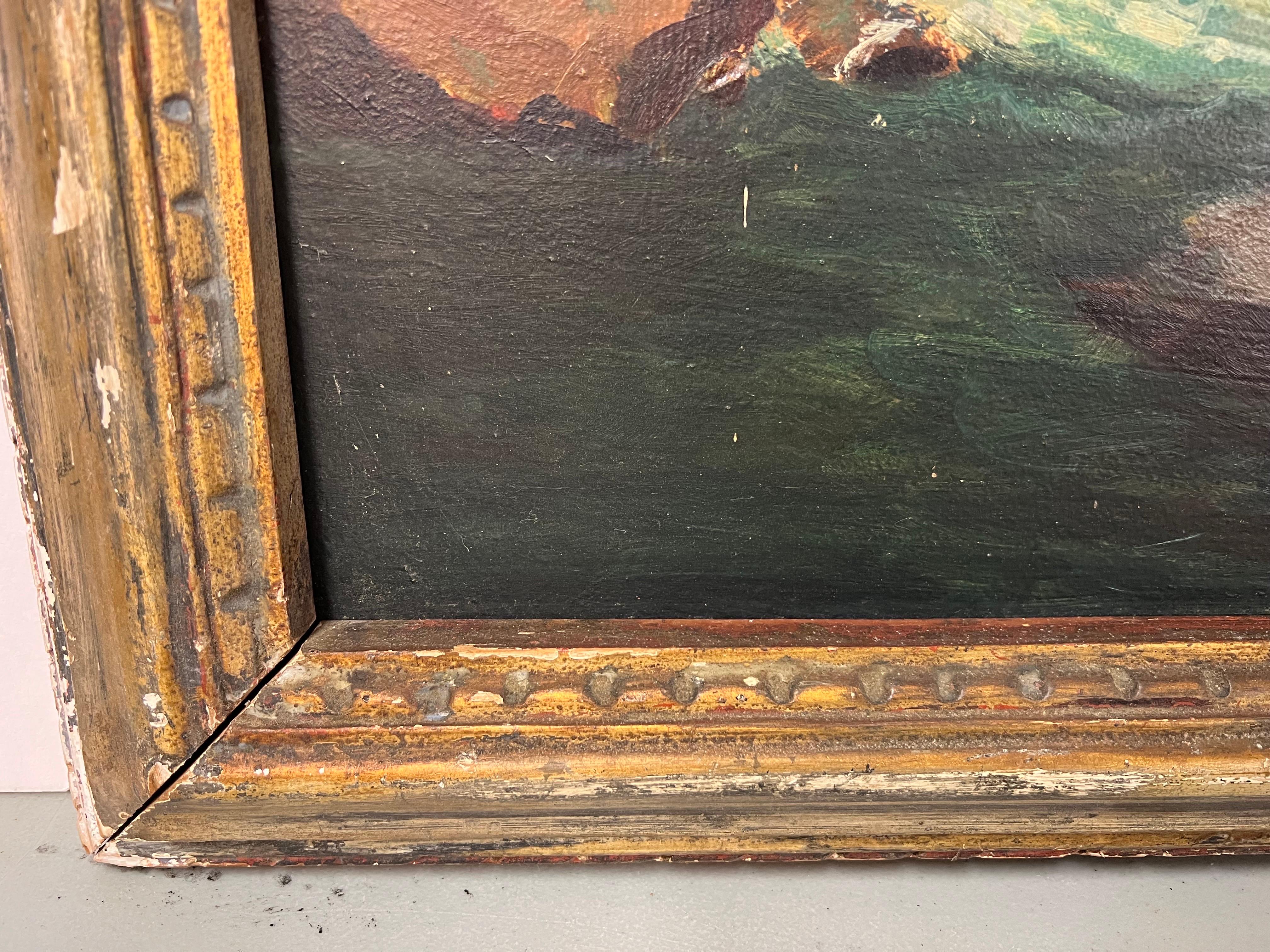 Oil on board of New Hampshire Coastal Scene For Sale 8