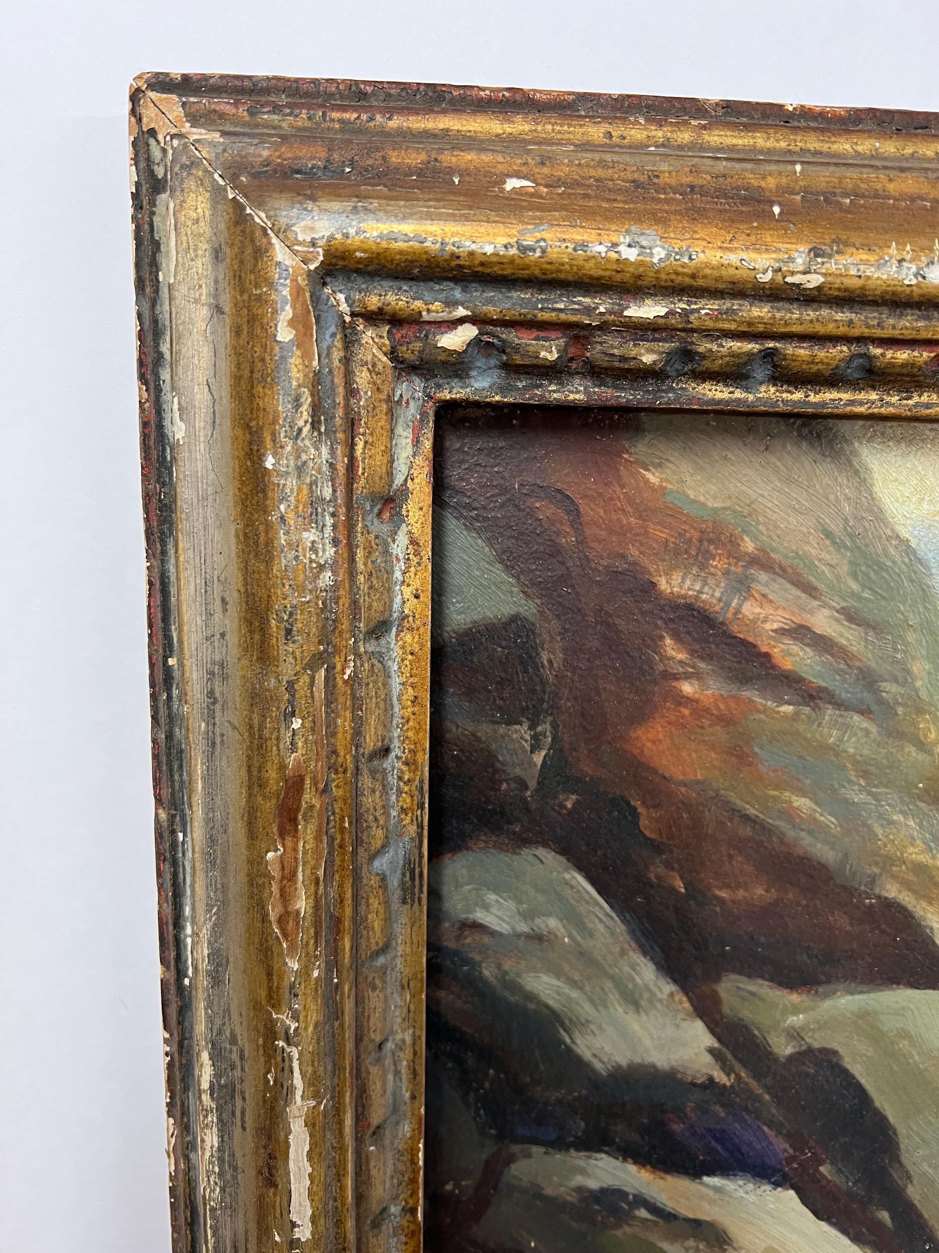 Oil on board of New Hampshire Coastal Scene For Sale 10