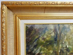 Oil on Board of Sunflowers Signed Anton Weiss