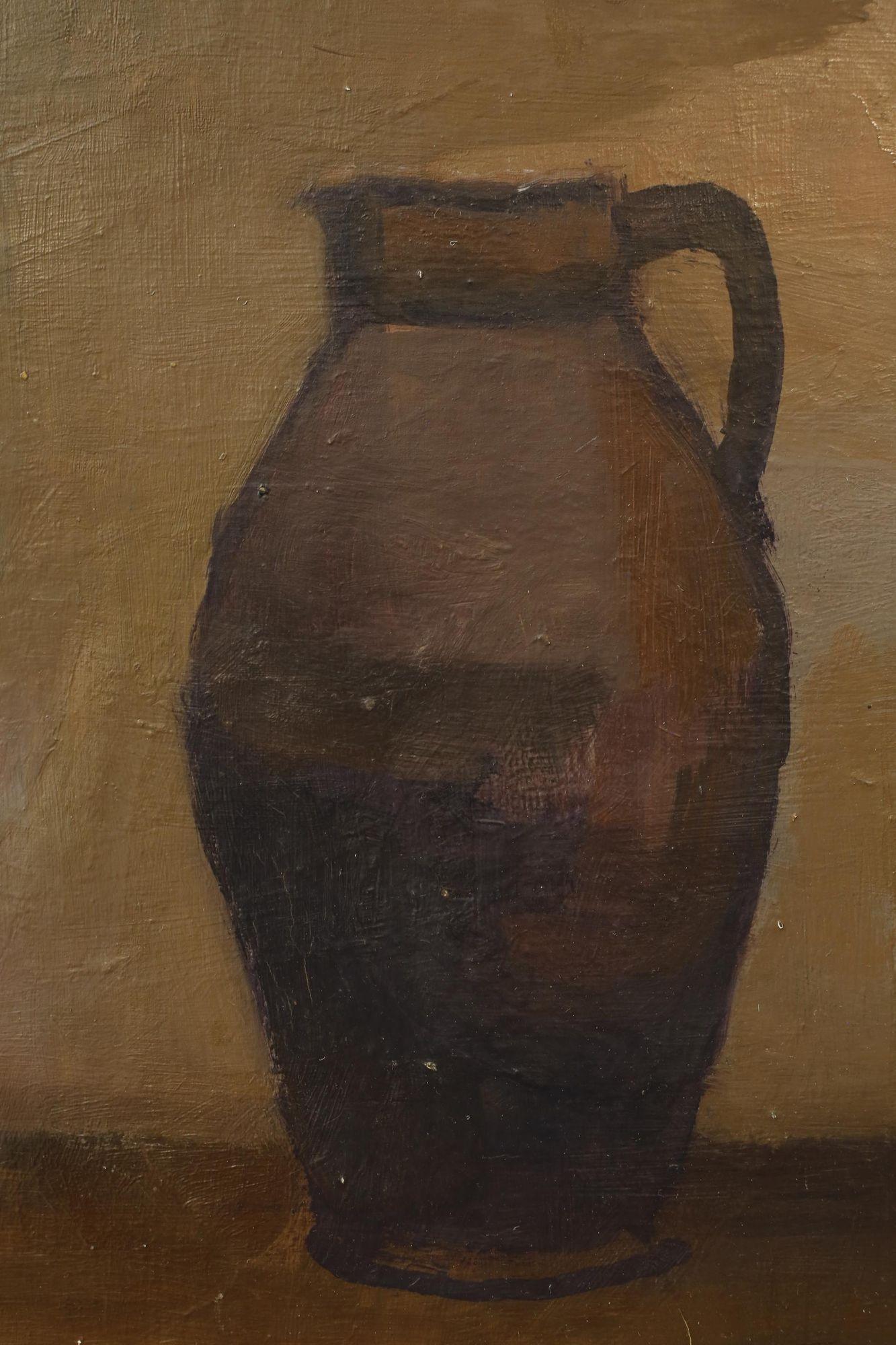 Peinture à l'huile sur carton de Jean Langlois (1923-2014) Bon état - En vente à Malton, GB