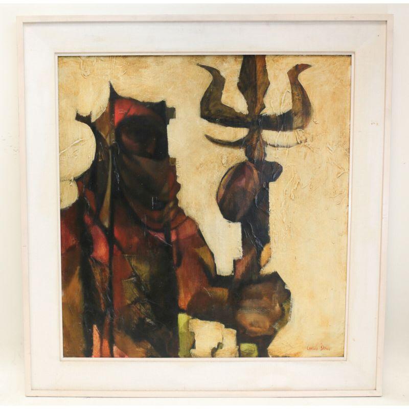 Oil on board painting, Knight by Charles Bragg

Charles Bragg (American, 1931-) Oil on board painting, Knight. Signed 'Charles Bragg' to the lower right hand corner. Comes in a minimalist wood and cloth frame inner rim.

Additional