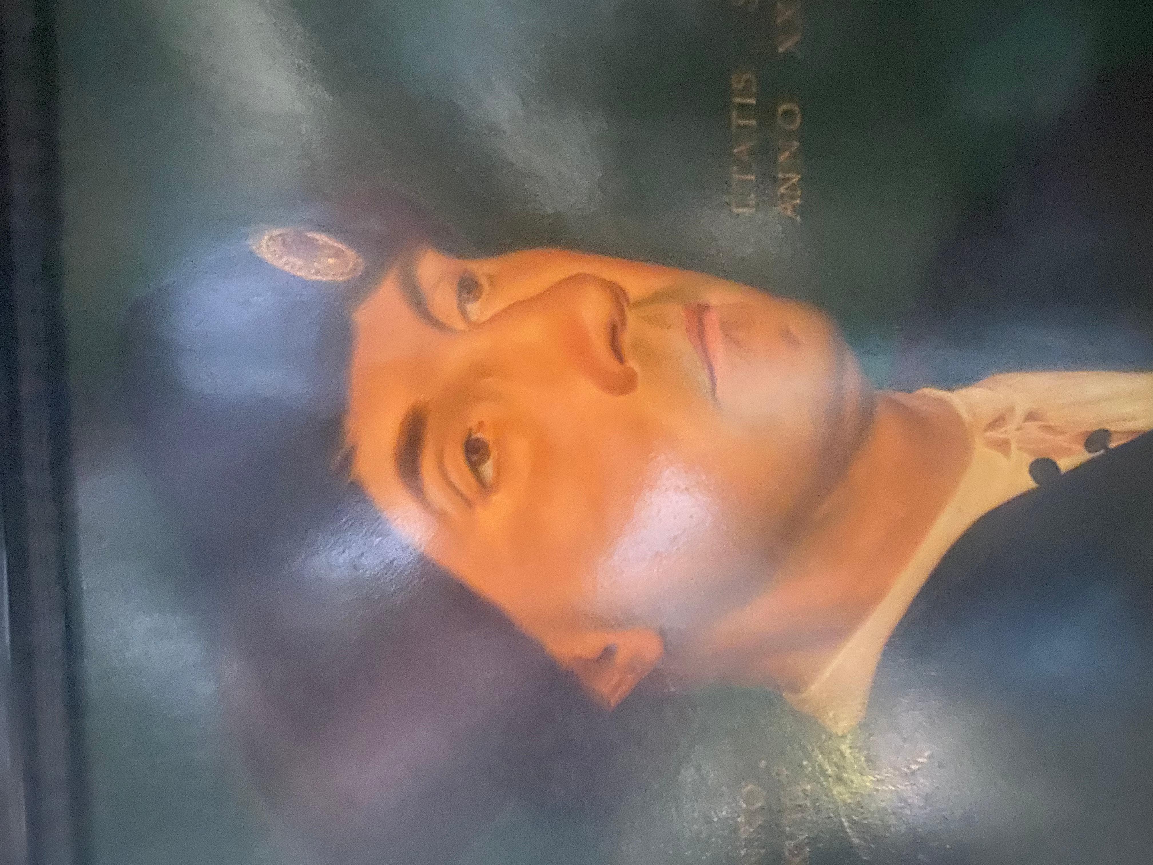 Portrait à l'huile sur carton d'un gentilhomme du XVIe siècle.  Très majestueux. Bon état - En vente à Buchanan, MI