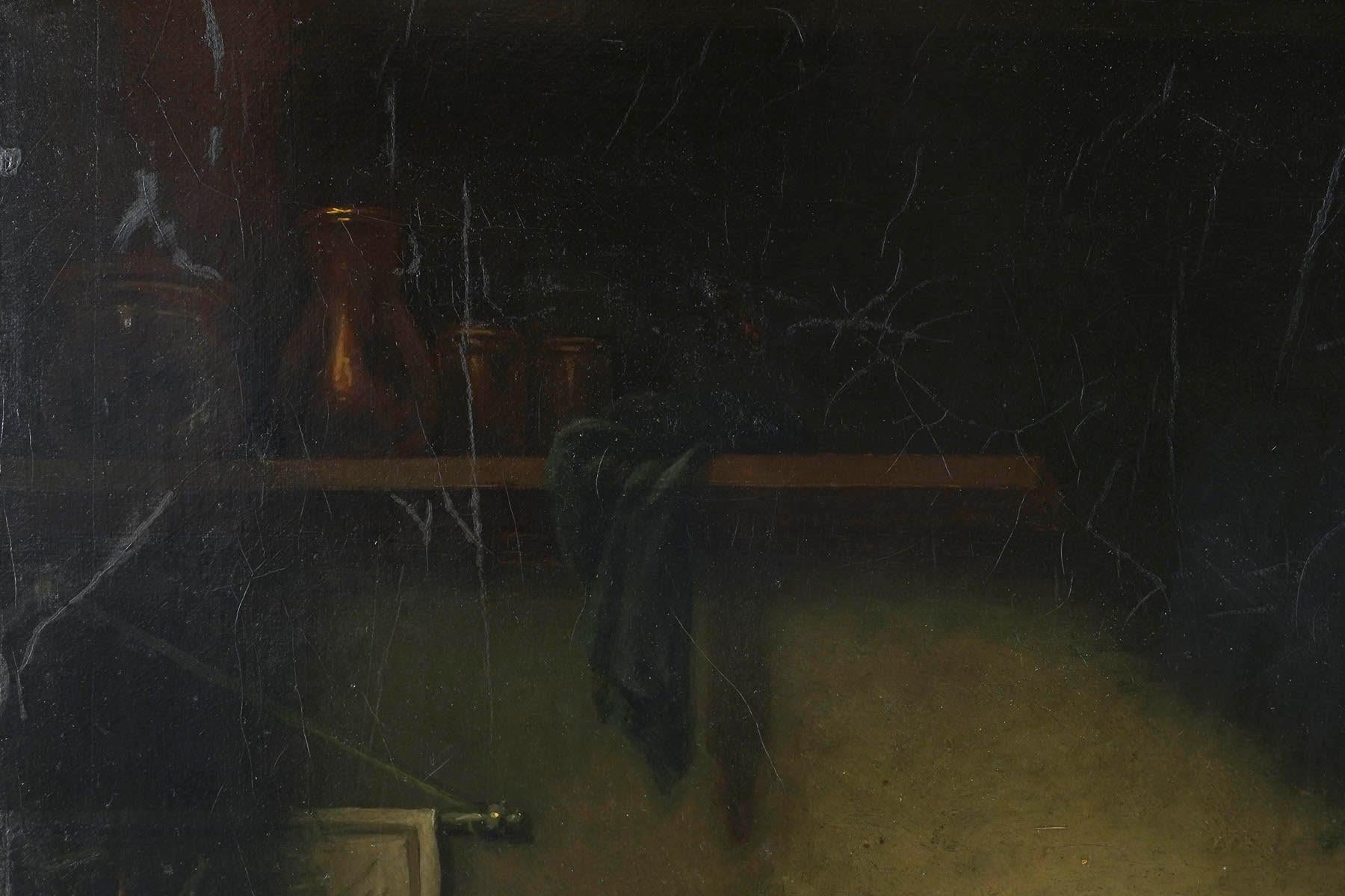 Huile sur toile, XIXe siècle, Période Napoléon III. en vente 4