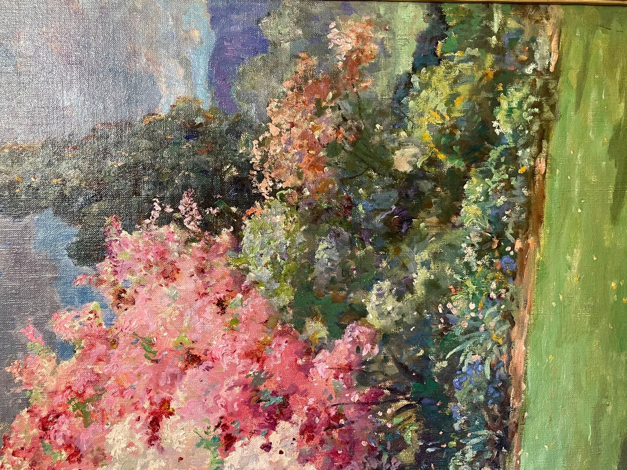 Oil on Canvas, Abbott Fuller Graves, Spring Garden, Kennebunkport, Christies NYC For Sale 6