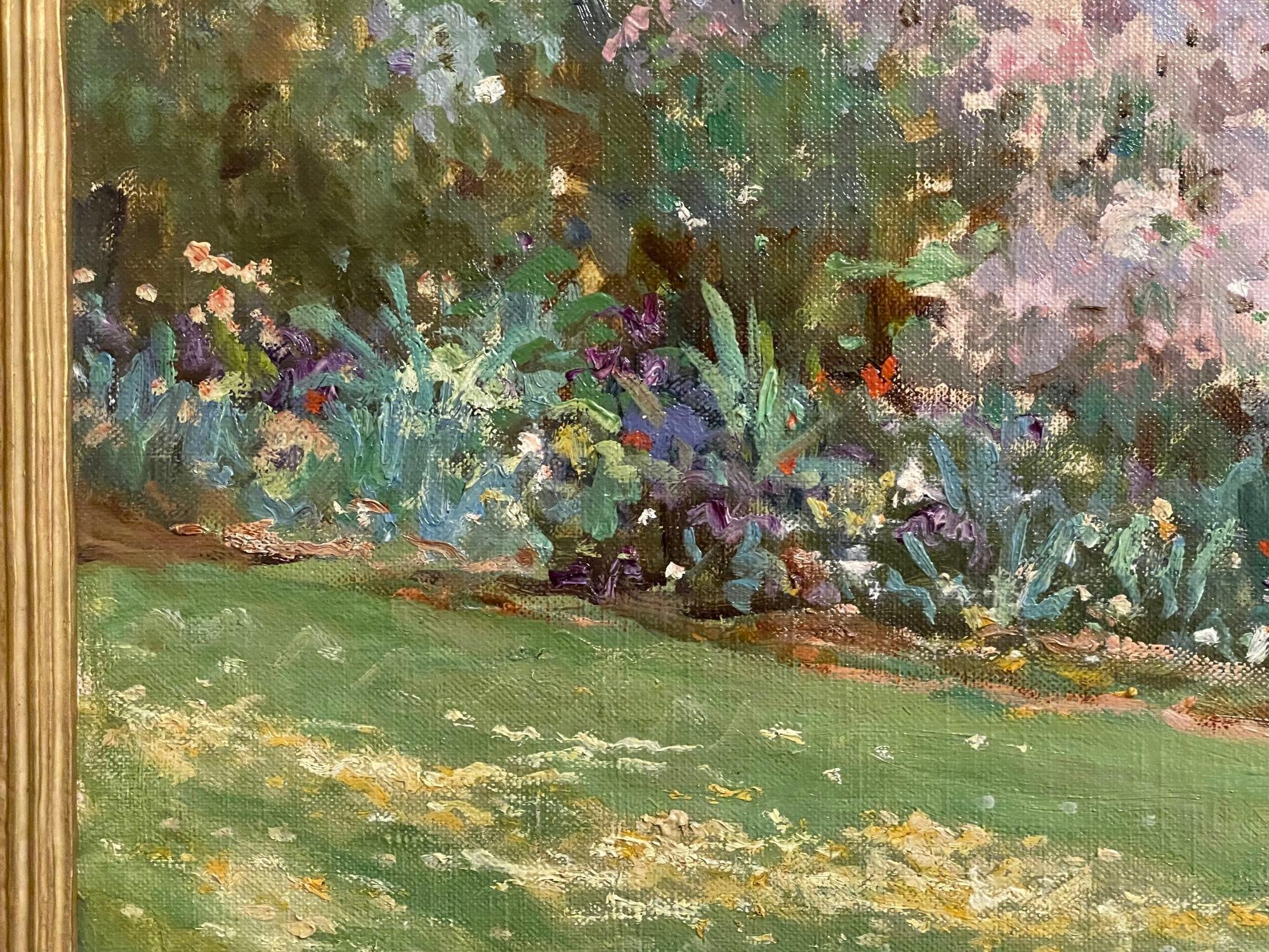 Oil on Canvas, Abbott Fuller Graves, Spring Garden, Kennebunkport, Christies NYC For Sale 4