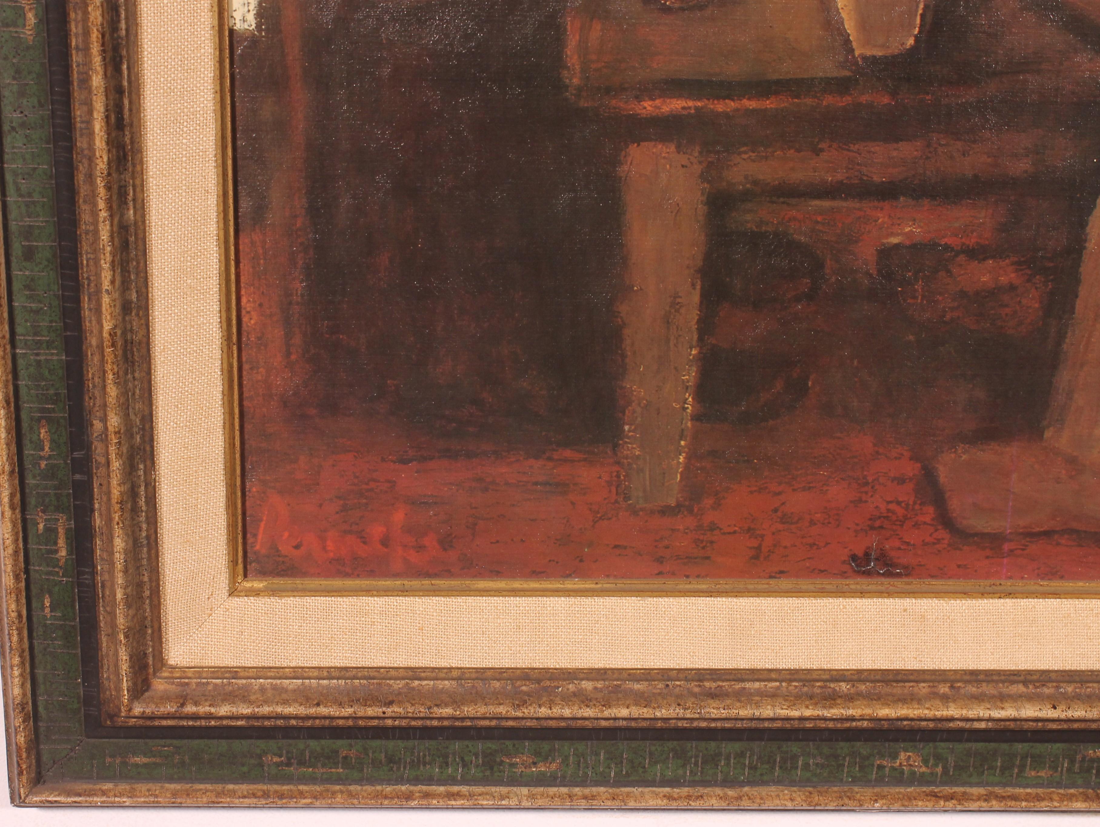 Belge Huile sur toile d'après Constant Permeke 20e siècle en vente