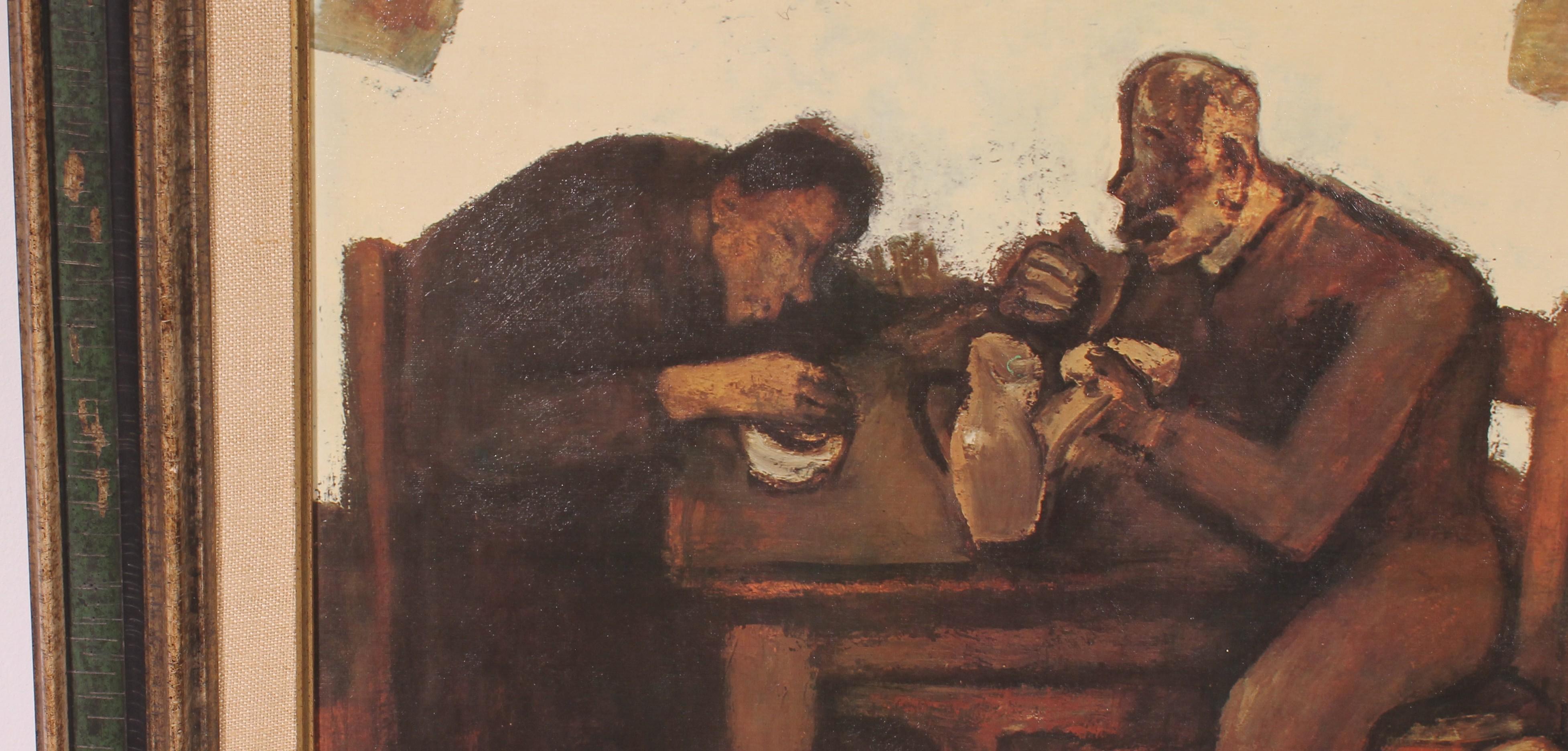 Bois Huile sur toile d'après Constant Permeke 20e siècle en vente