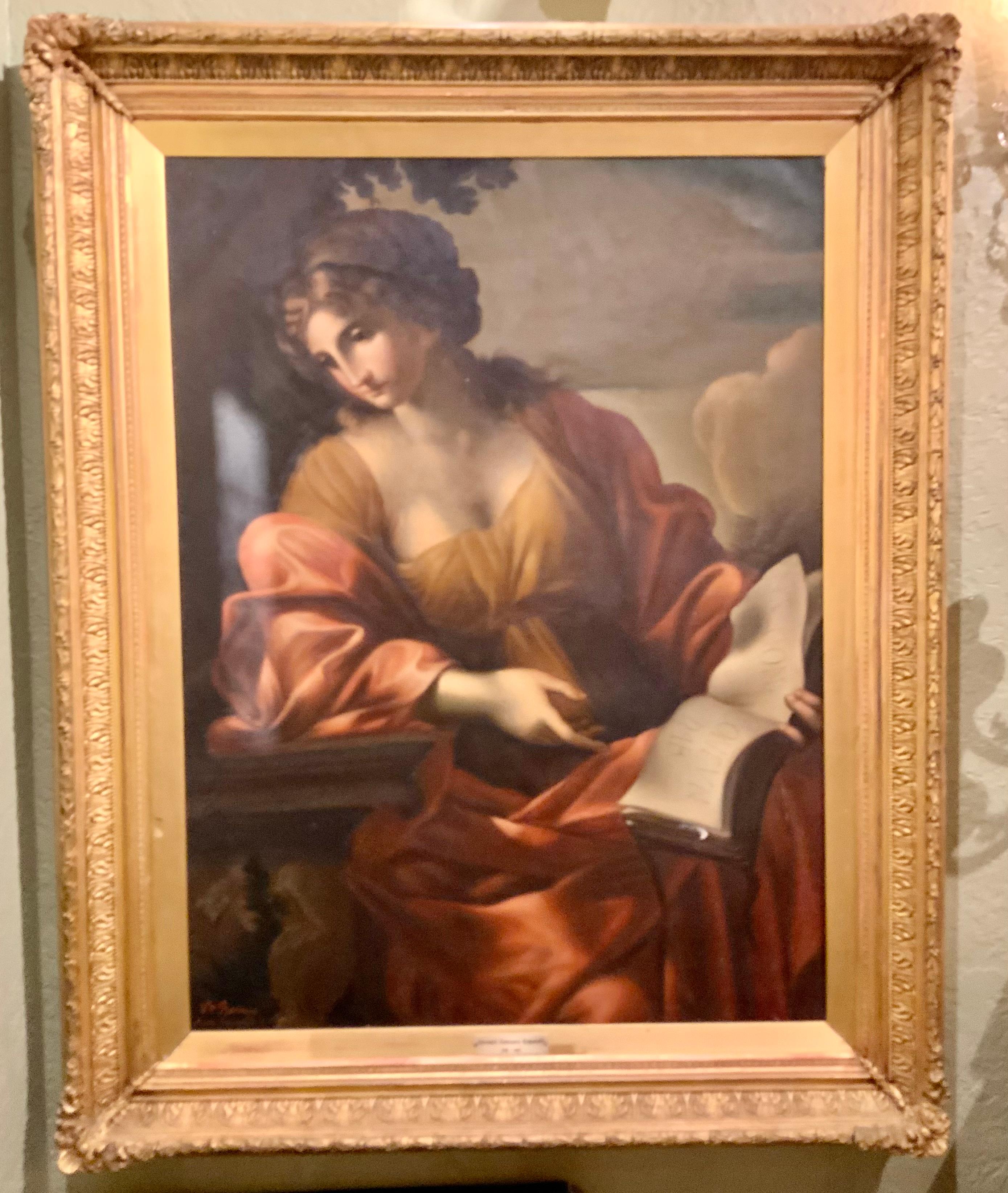 Olio su tela dopo Giovanni  Francesco Romanelli 4
