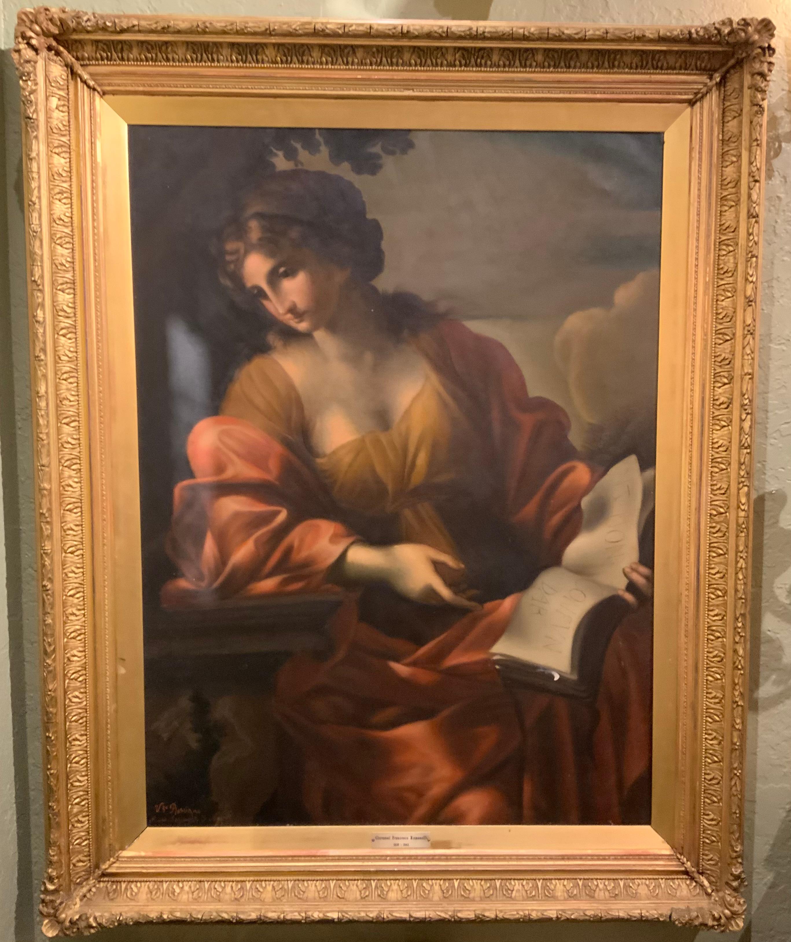 Olio su tela dopo Giovanni  Francesco Romanelli 5