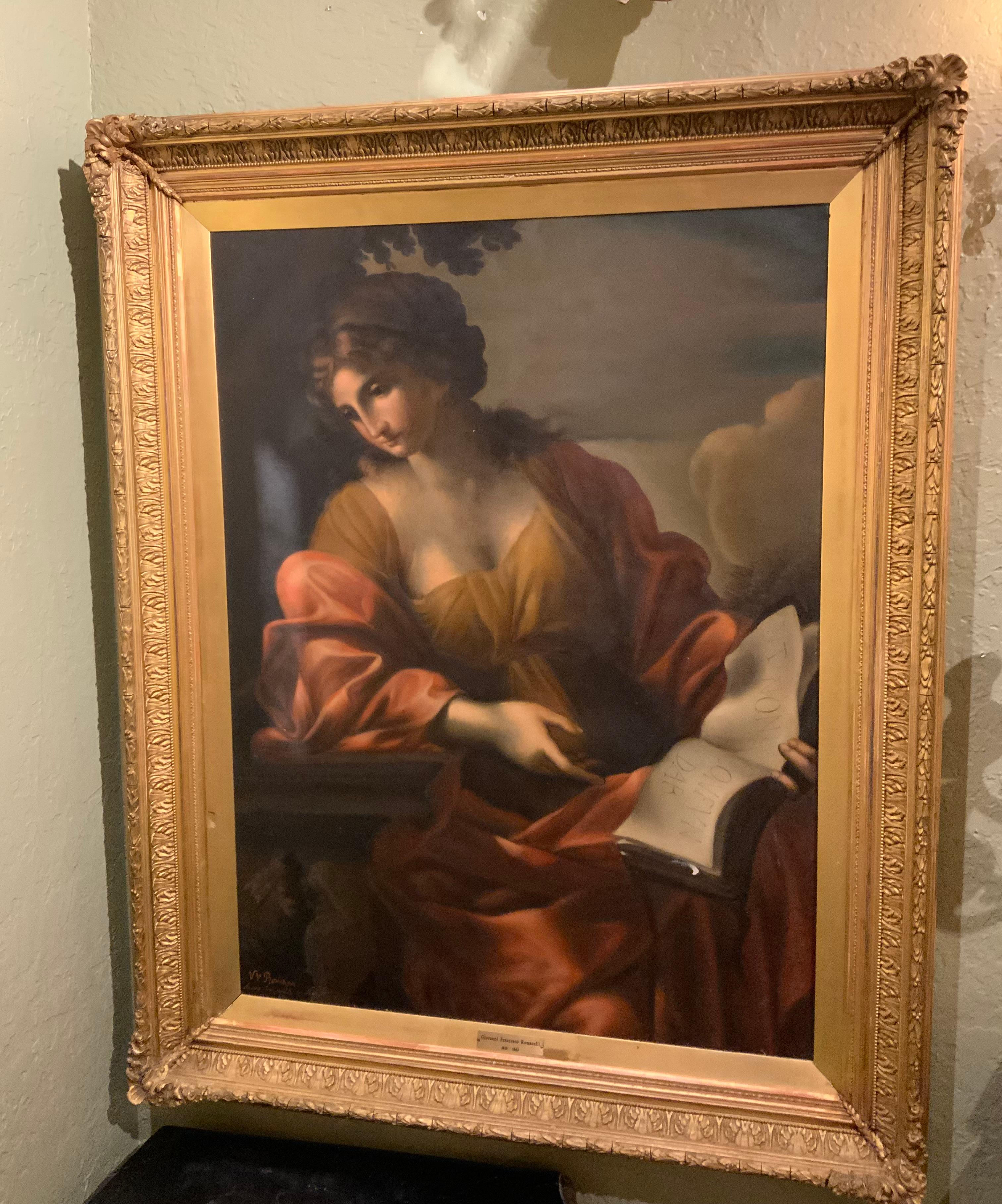 Italiano Olio su tela dopo Giovanni  Francesco Romanelli