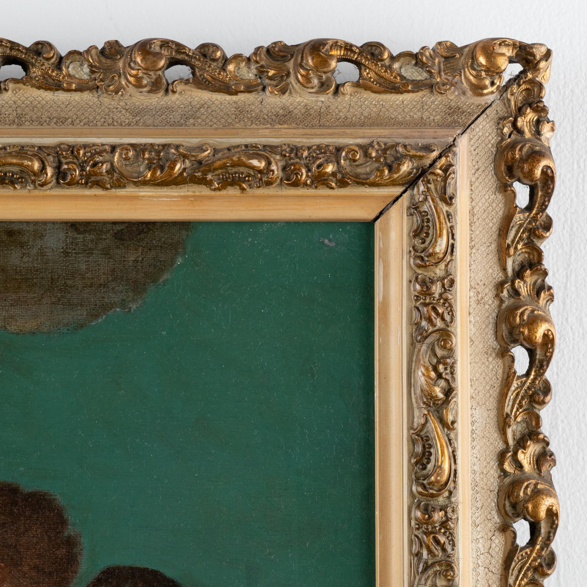 Öl auf Leinwand Allegorisches Gemälde der Weinlese mit Demeter, Italien um 1750-70 (18. Jahrhundert) im Angebot