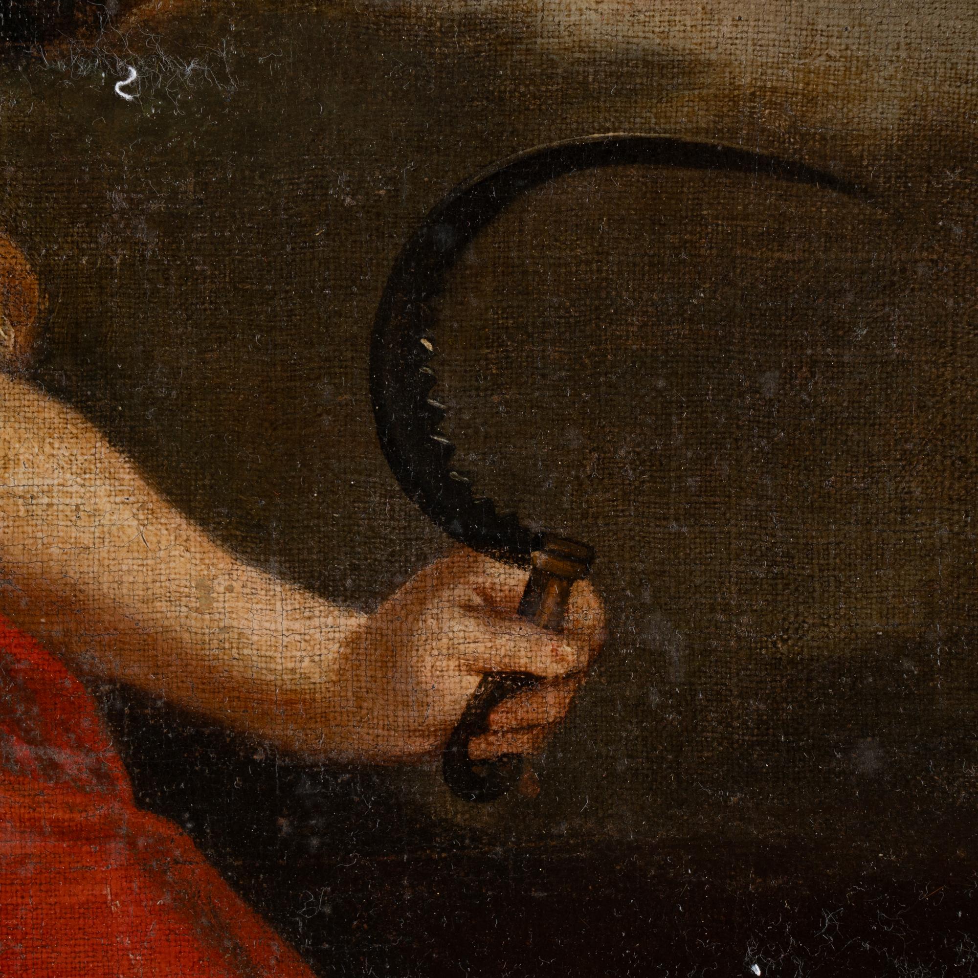 Öl auf Leinwand Allegorisches Gemälde der Weinlese mit Demeter, Italien um 1750-70 im Angebot 2