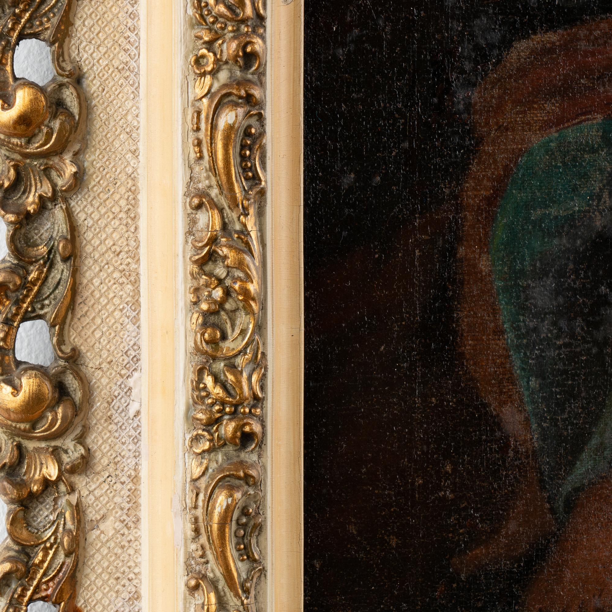 Öl auf Leinwand Allegorisches Gemälde der Weinlese mit Demeter, Italien um 1750-70 im Angebot 3