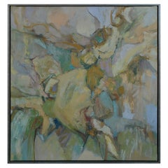 Olio su tela, Pittura espressionista astratta di scuola americana di metà secolo
