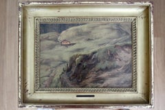 Oil on canvas attributed to Alexandre Calame