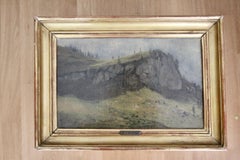 Huile sur toile attribuée à Alexandre Calame