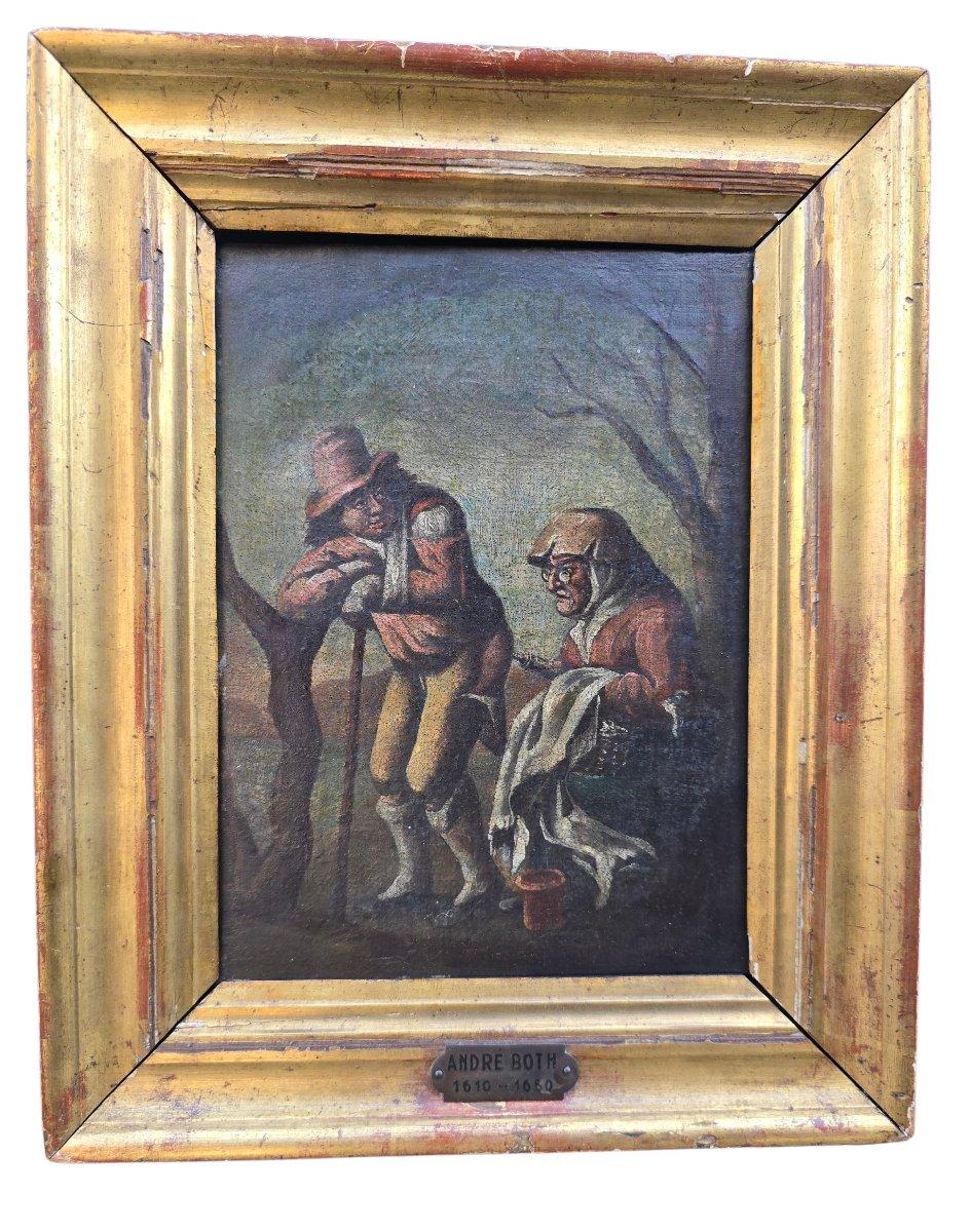 Huile sur toile attribuée à Andries Both - 17e siècle en vente 3