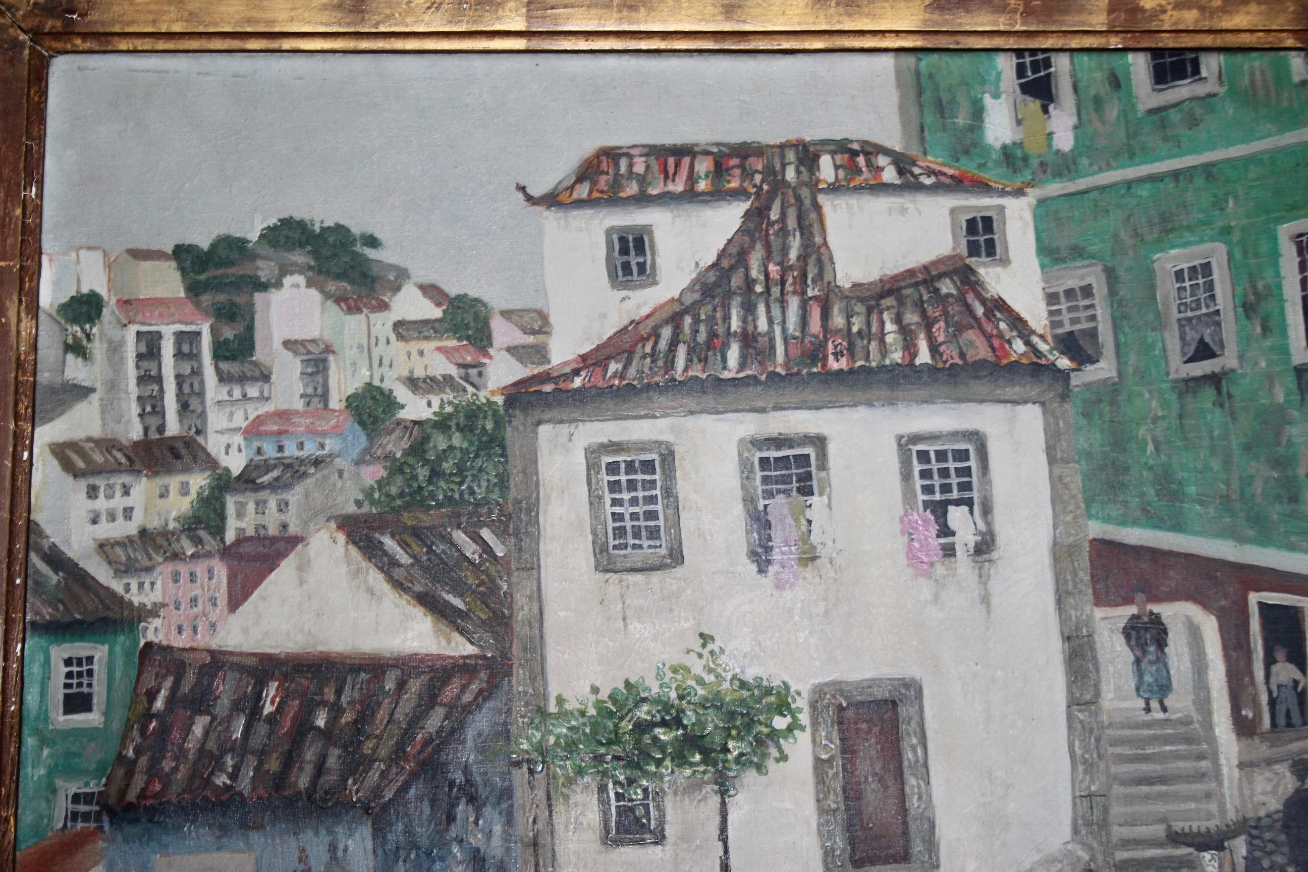 Oil on canvas attributed to Francis Smith For Sale 1