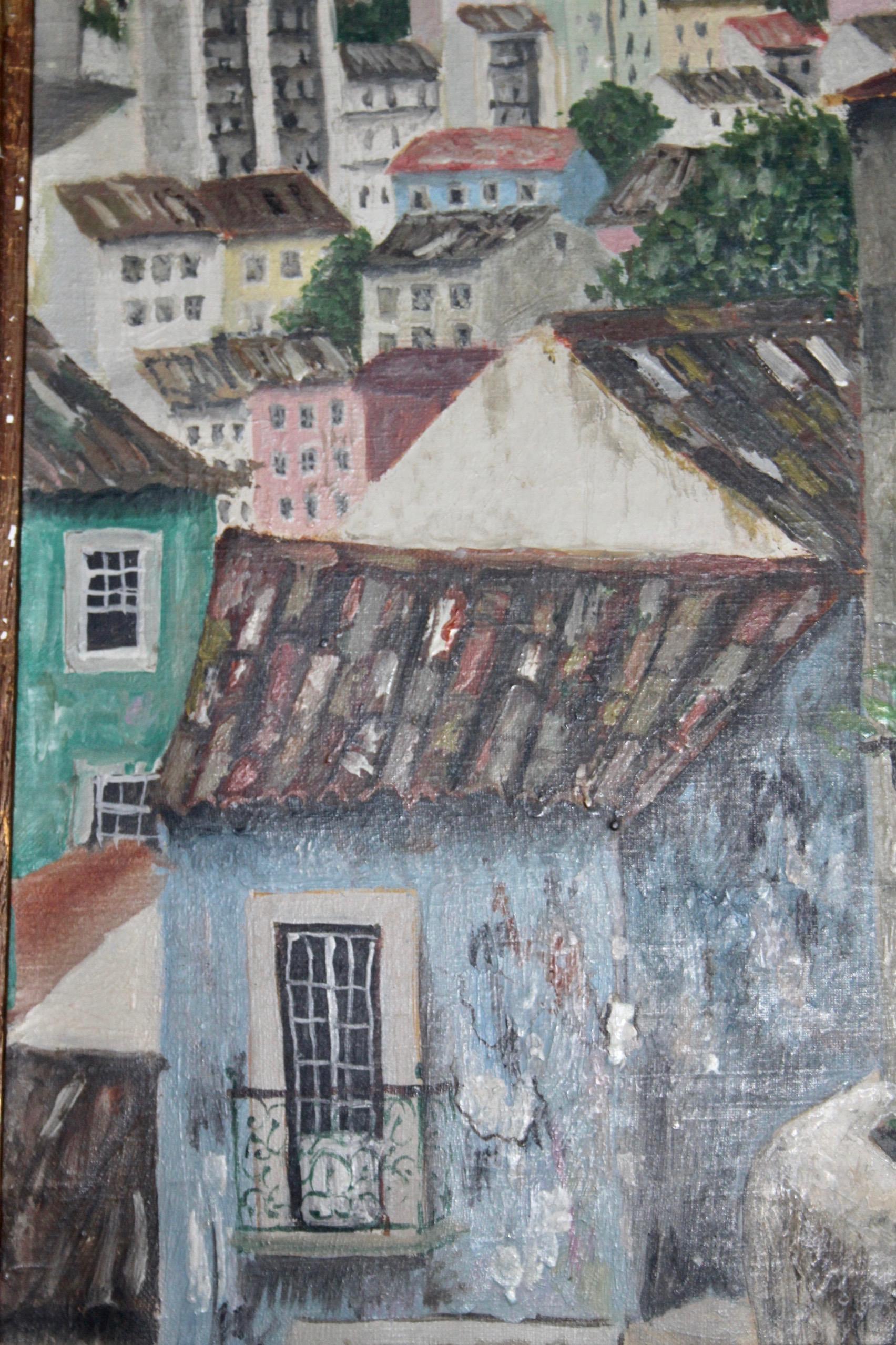Oil on canvas attributed to Francis Smith For Sale 2