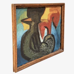 Huile sur toile attribuée à Henry Heerup