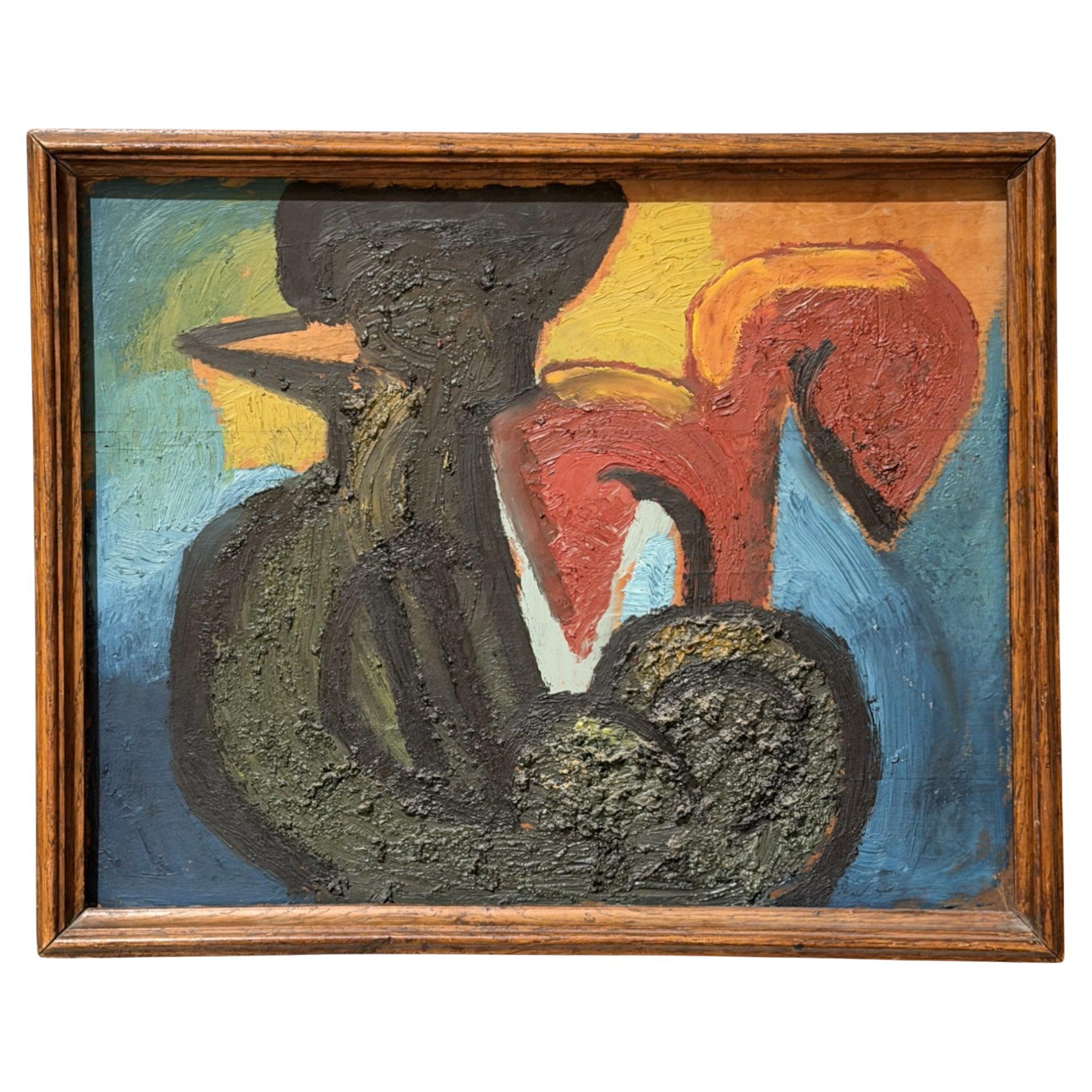 Oil on canvas attributed to Henry Heerup