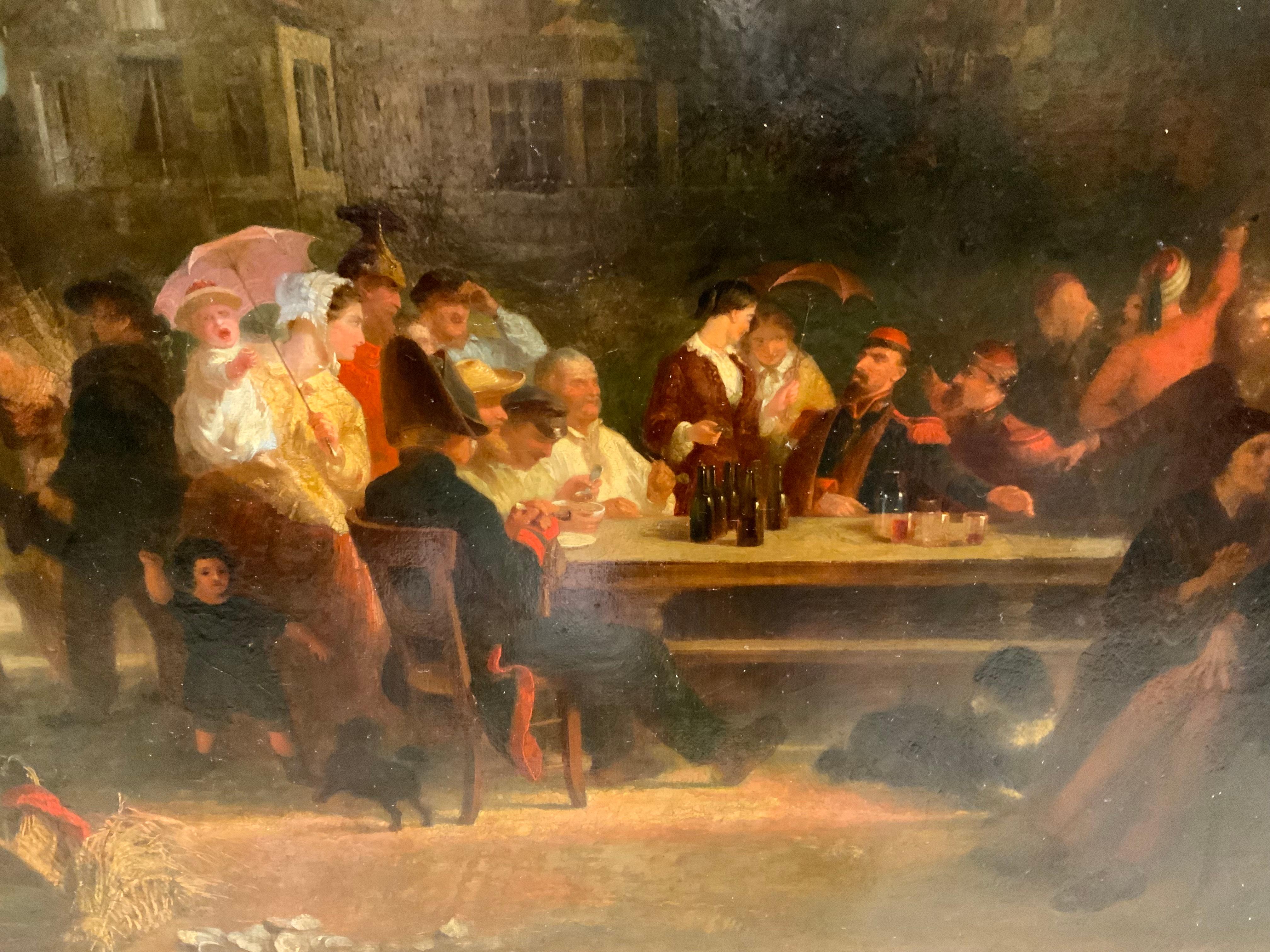 Peinture Huile sur toile attribuée à Joseph Morgan en vente