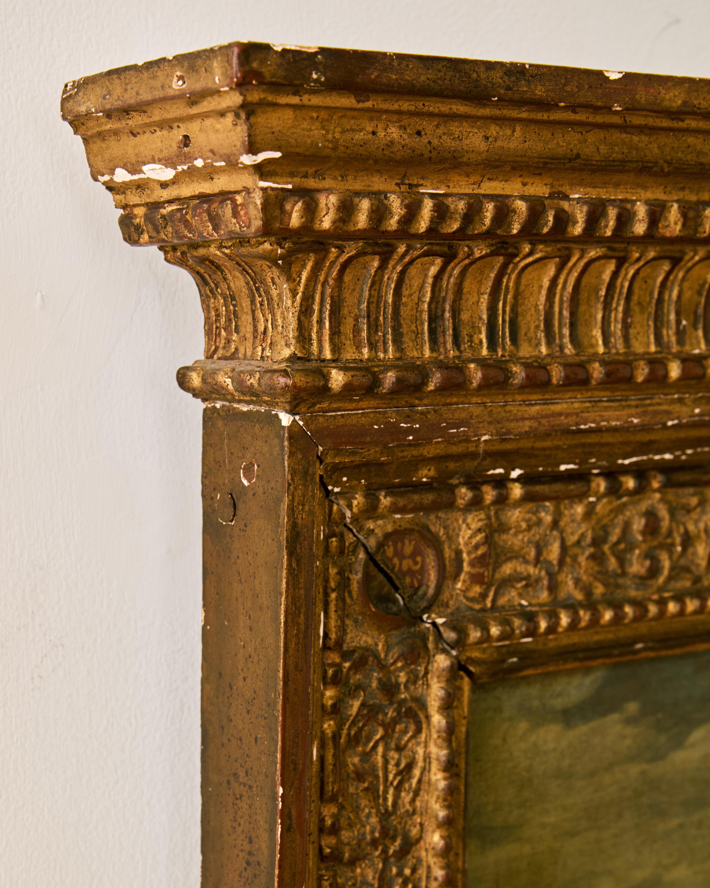 Olio su tela attribuito a Otto van Veen con cornice ornamentale In condizioni buone in vendita a Long Island City, NY