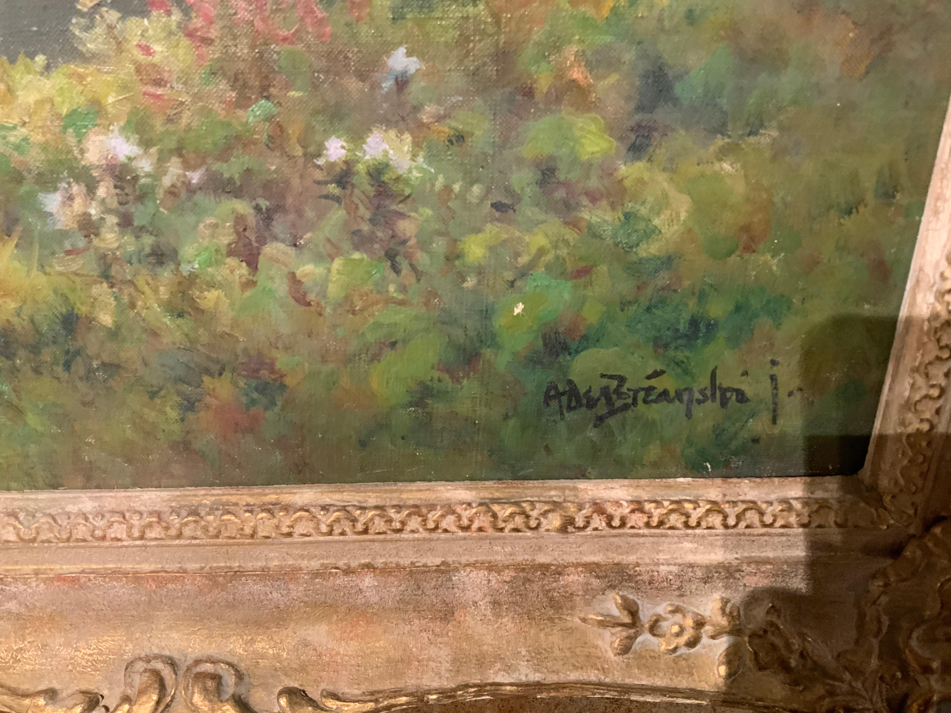 Oil on Canvas by Alfred Fontville de Breanski, Jr. 'British, 1877-1957' In Excellent Condition For Sale In Houston, TX