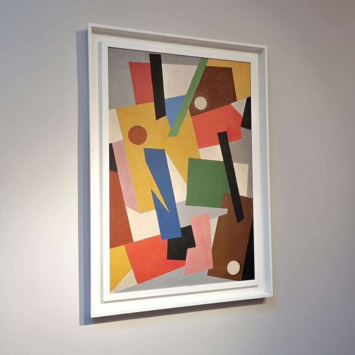 Oil on Canvas by Armilde Dupont, Belgium, 1970s.
