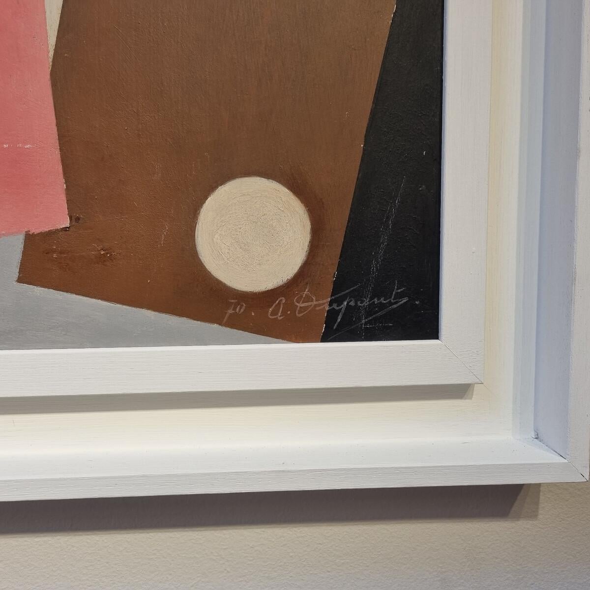 Late 20th Century Oil on Canvas by Armilde Dupont, Belgium, 1970s