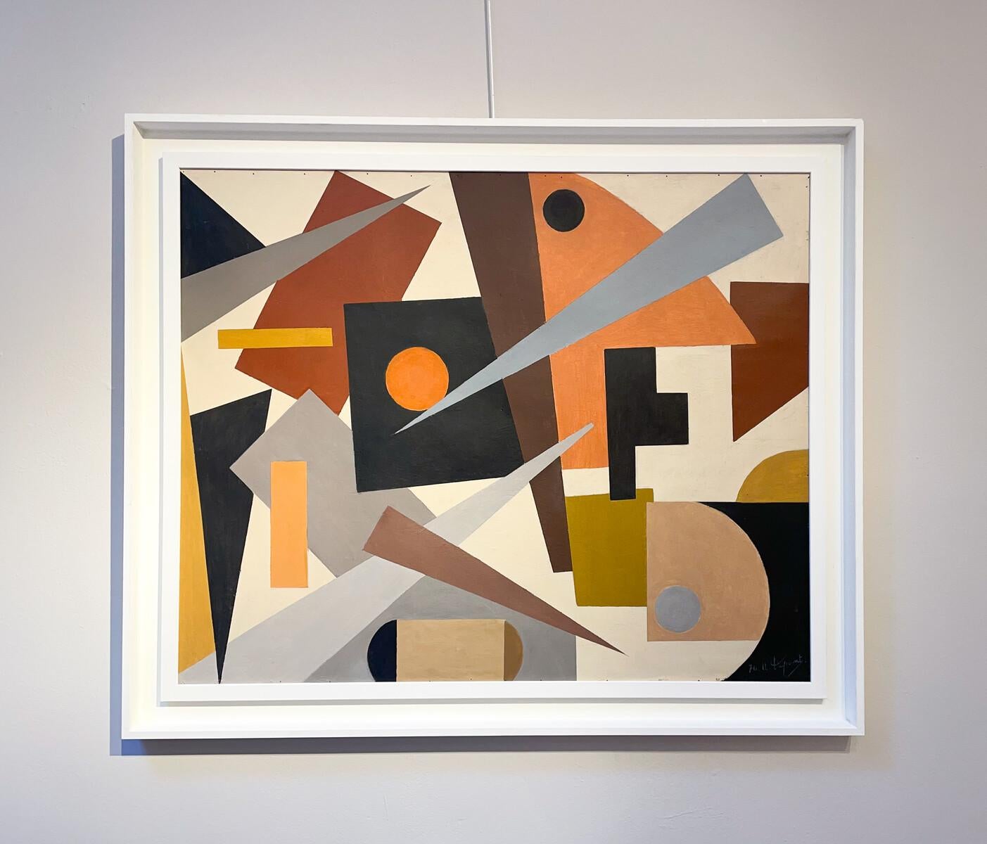 Huile sur toile d'Armilde Dupont, Belgique, années 1970 en vente 2