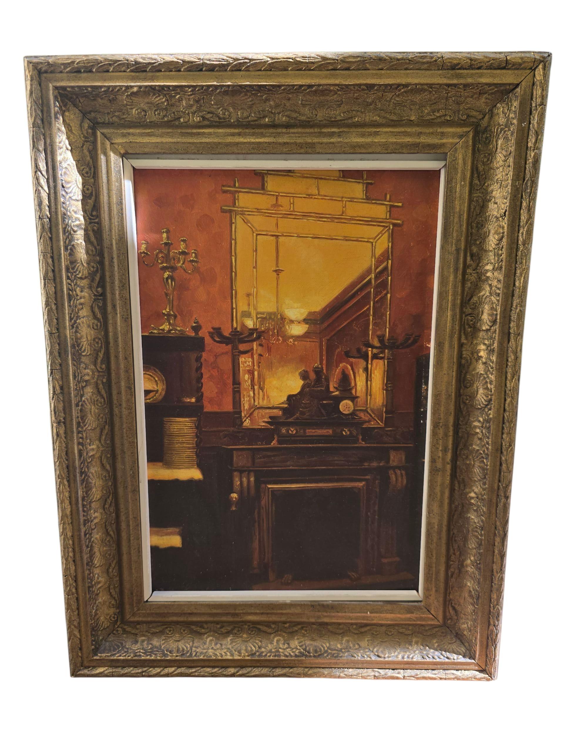 Belle huile sur toile représentant l'intérieur d'un RESTAURANT(LHARDY)-MADRID, créée et signée par l'artiste d'origine cubaine Rogelio Puente, qui a longtemps vécu en Espagne.
Les œuvres de Puente sont conservées dans plusieurs musées nationaux, ce