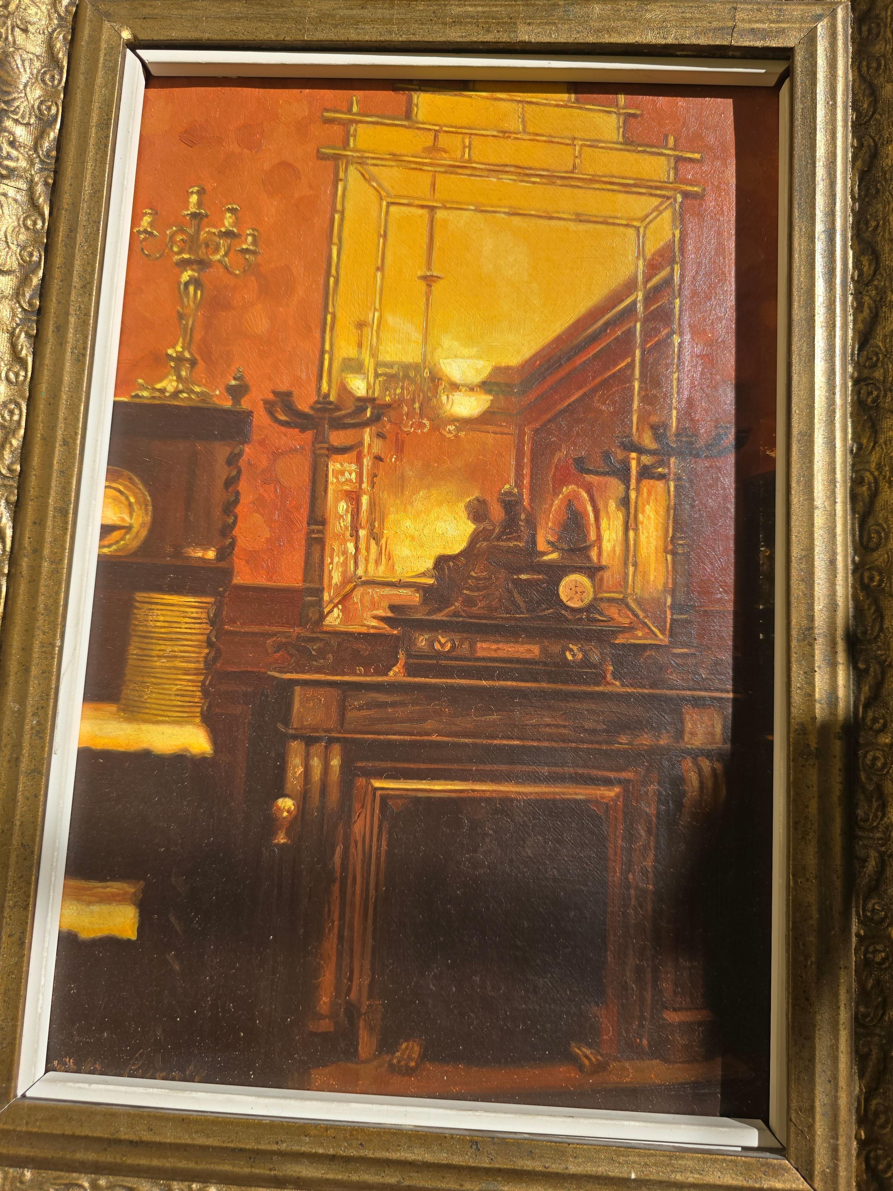 Fruitiers Huile sur toile de l'artiste cubain Rogelio Puente en vente