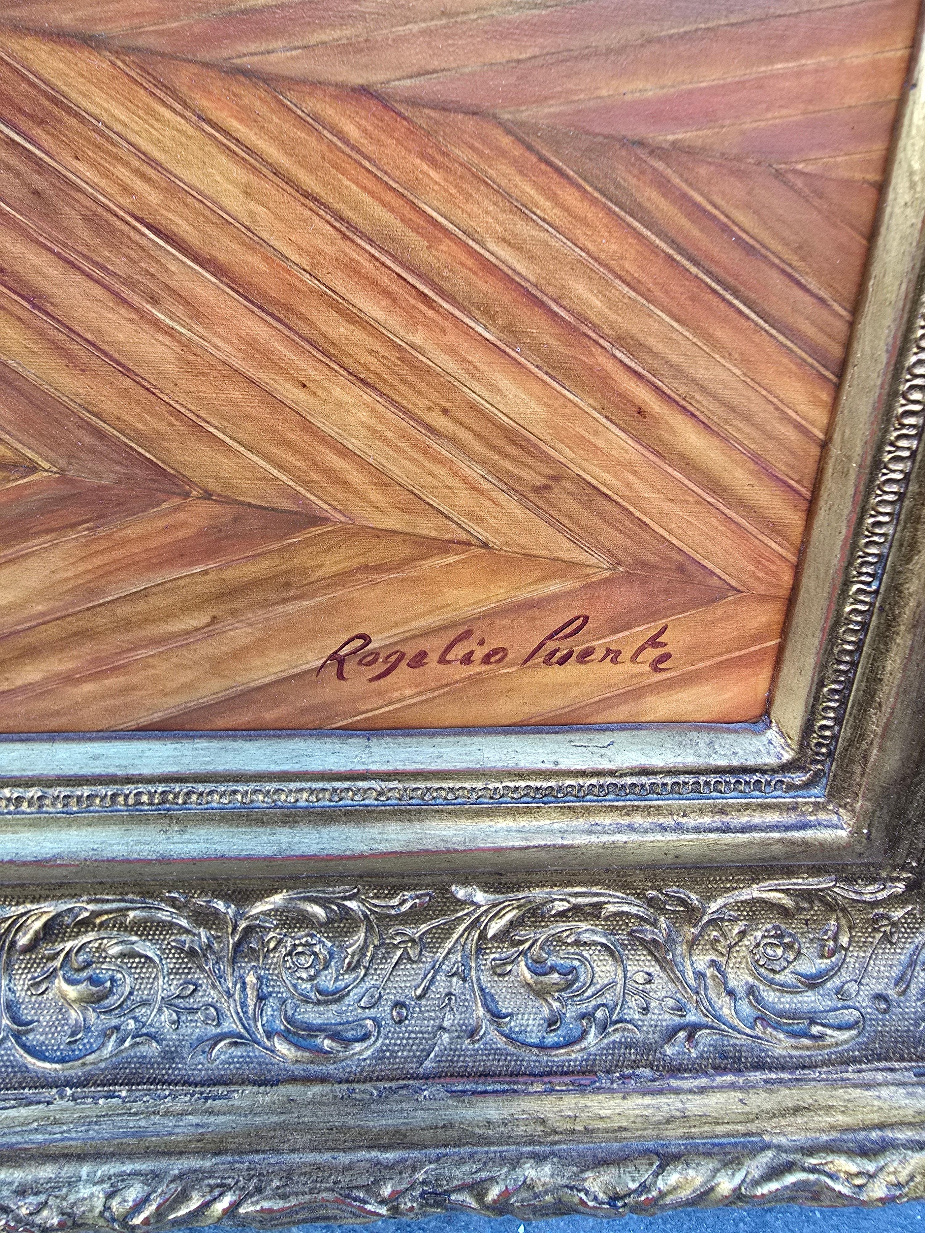 Öl auf Leinwand des kubanischen Künstlers Rogelio Puente im Angebot 3