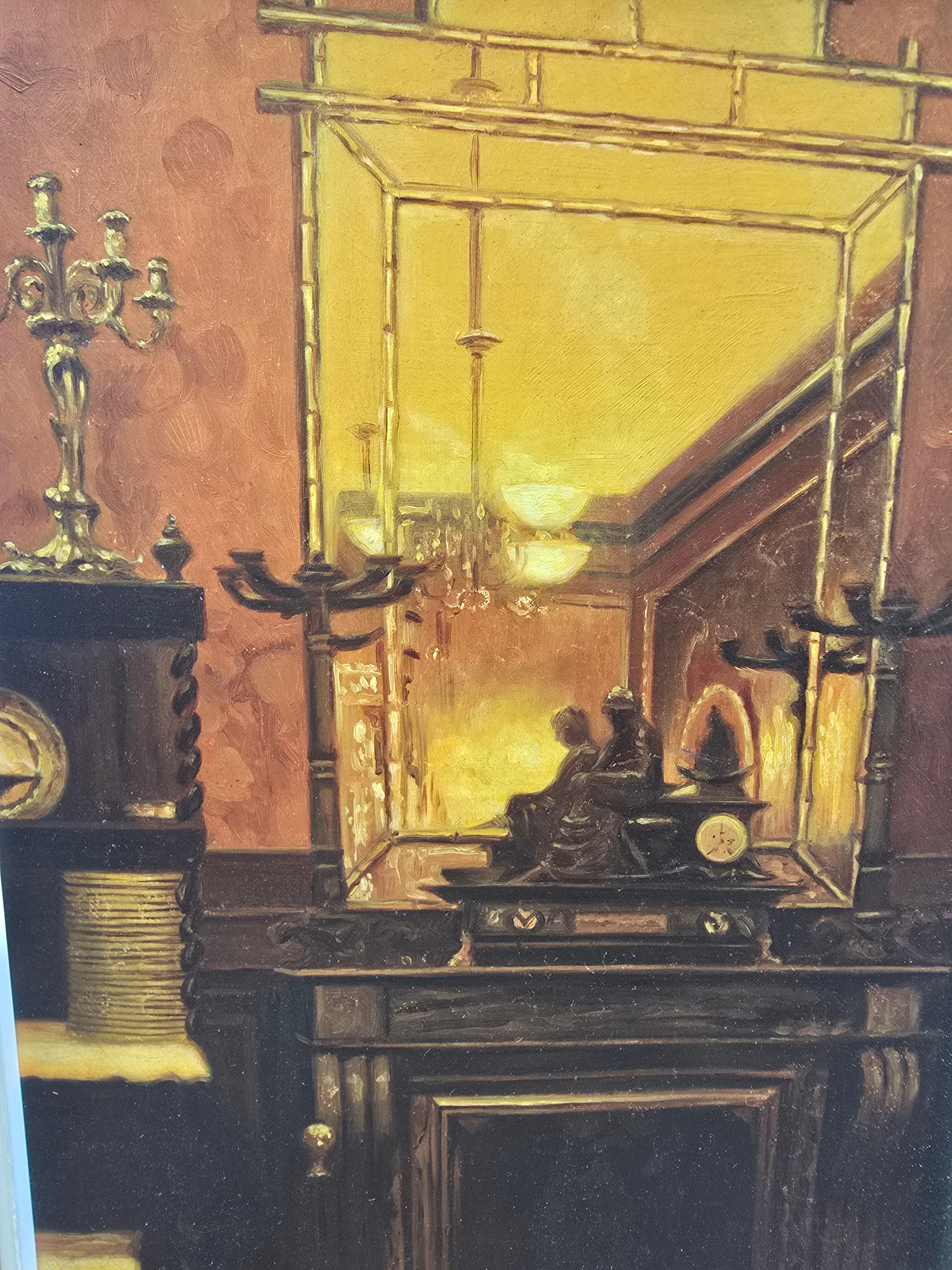 Huile sur toile de l'artiste cubain Rogelio Puente en vente 4